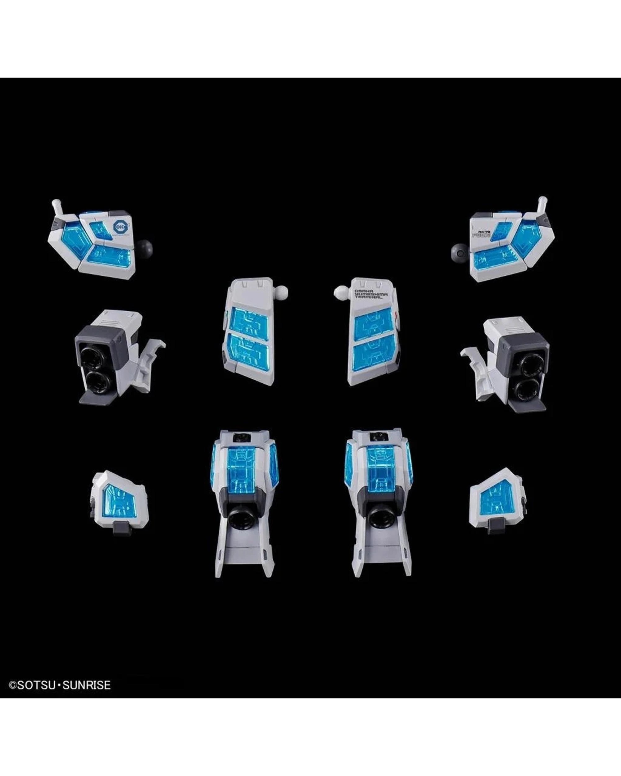 8 Bandai Gundam RX-78F00/E Gundam - EX-001 G.L.R.S.S. Feather Unit Chemical Recycle Ver. -  1/144 Scale Model Kit, 8 of 8