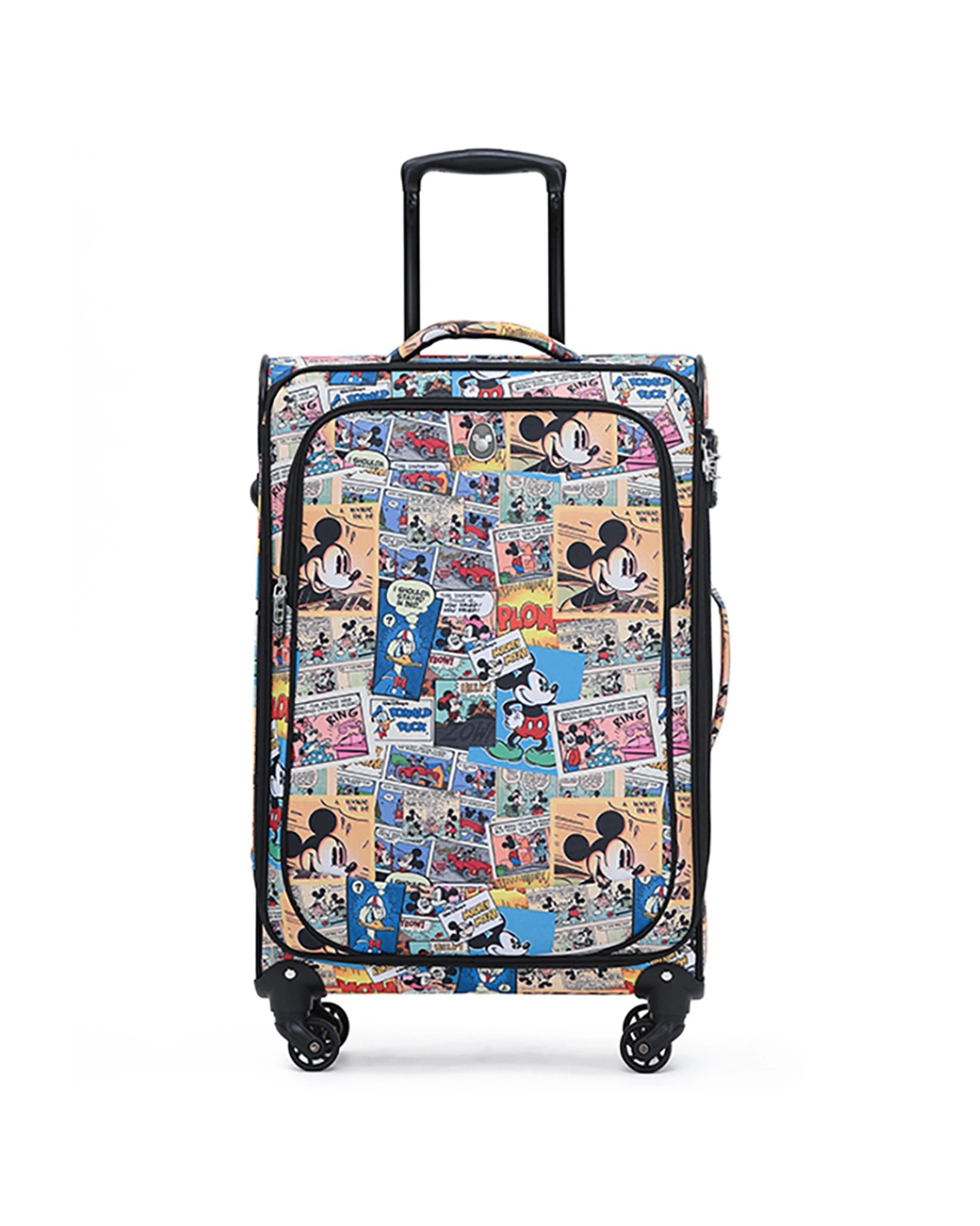 1 Disney 25" Trolley Checked Travel Luggage Suitcase Comic Character Lightweight Durable - Multi, 1 of 3