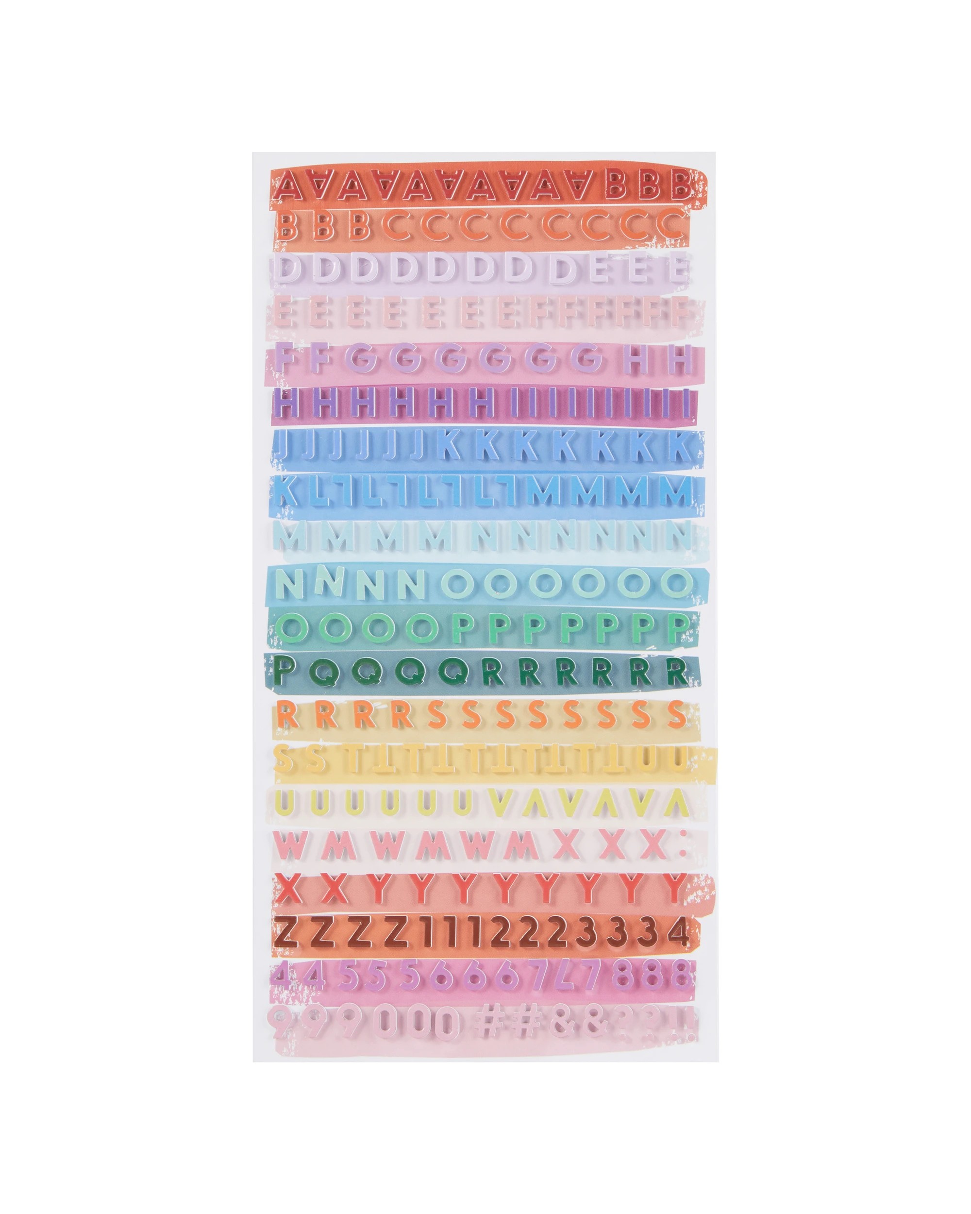 2 Alphabet Stickers - Colours, 2 of 4