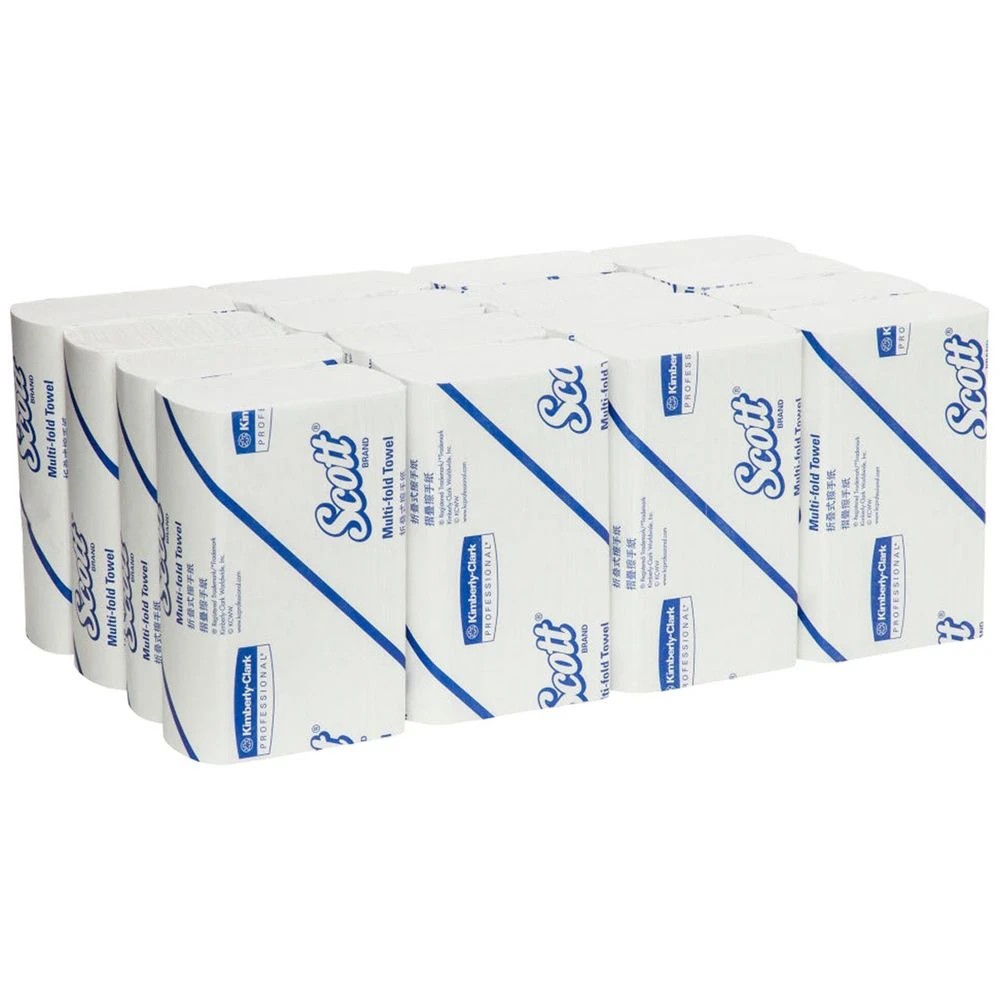 3 Scott Multifold Hand Towels White 13207 16 Pack, 3 of 6