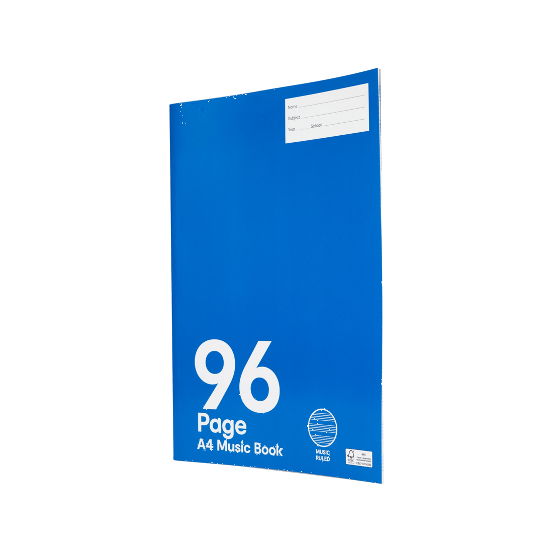3 A4 Music Book - 96 Pages, Blue, 3 of 4