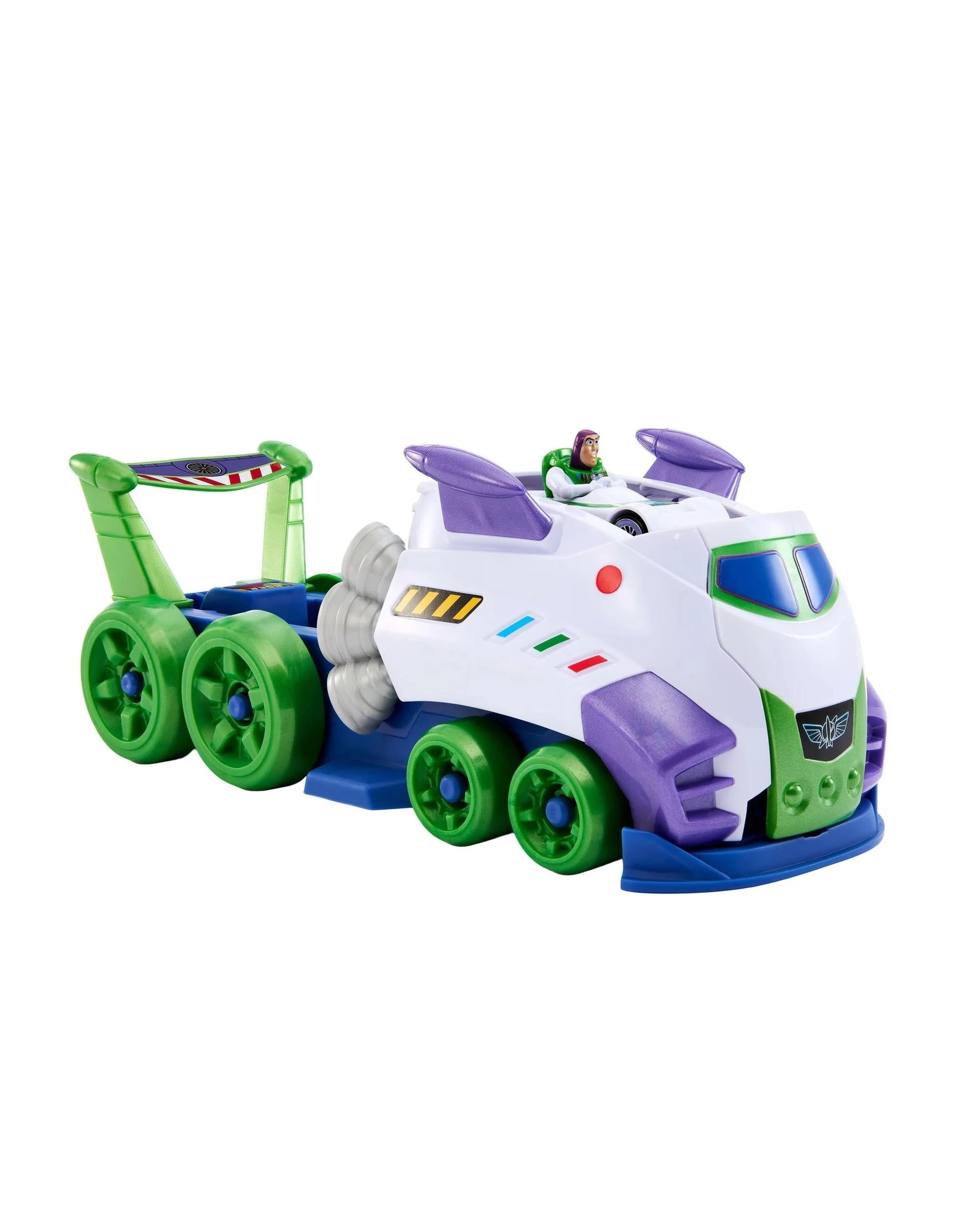 2 Hot Wheels Superstar Speeders Disney Pixar Toy Story 5 Hi-Tech Buzz Lightyear Launcher, 2 of 3