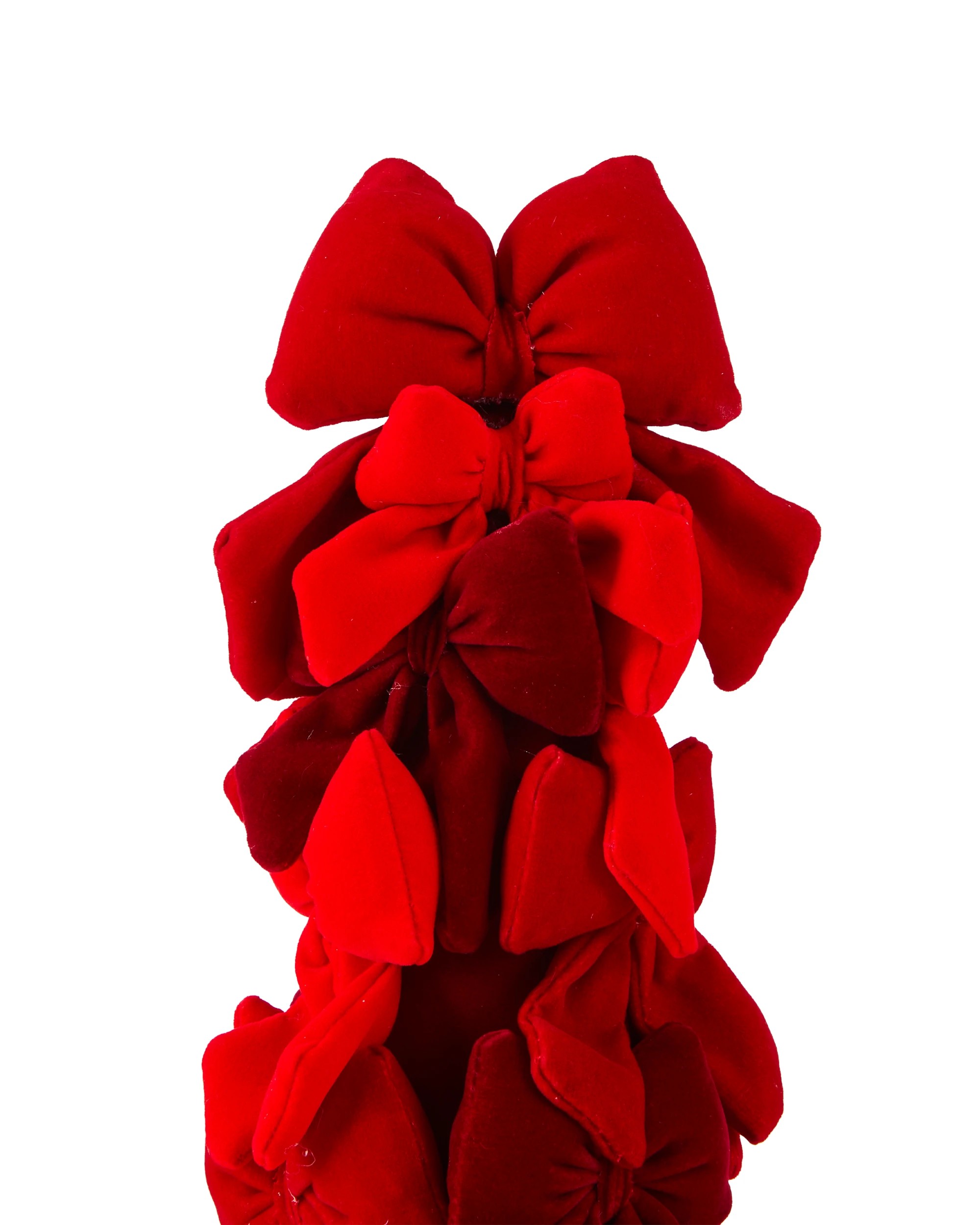 4 Velvet Bow Tabletop Tree, 4 of 5