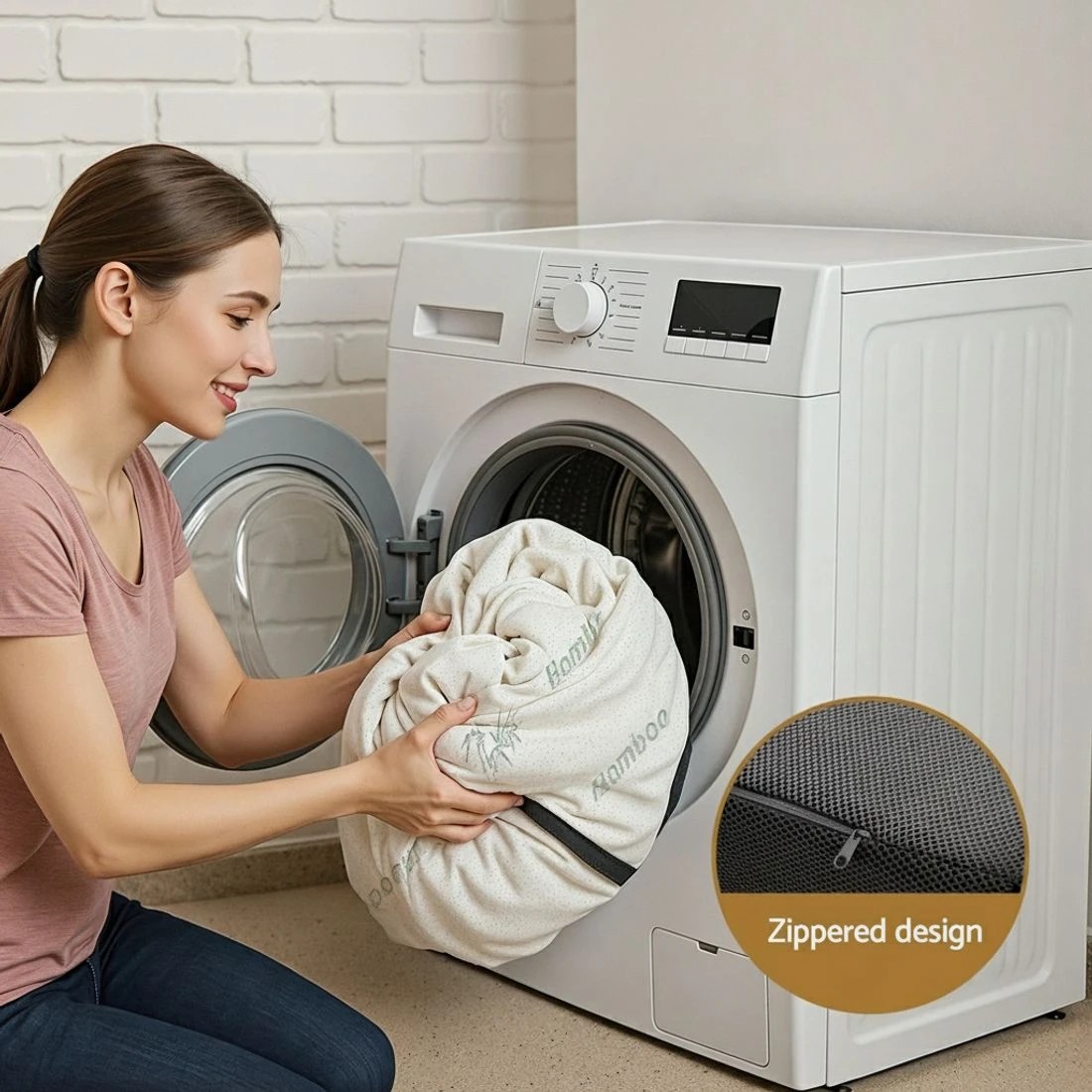 9 Giselle Foldable Mattress Folding Foam Mattresses Bamboo Double - Double Bed - Black, 9 of 10