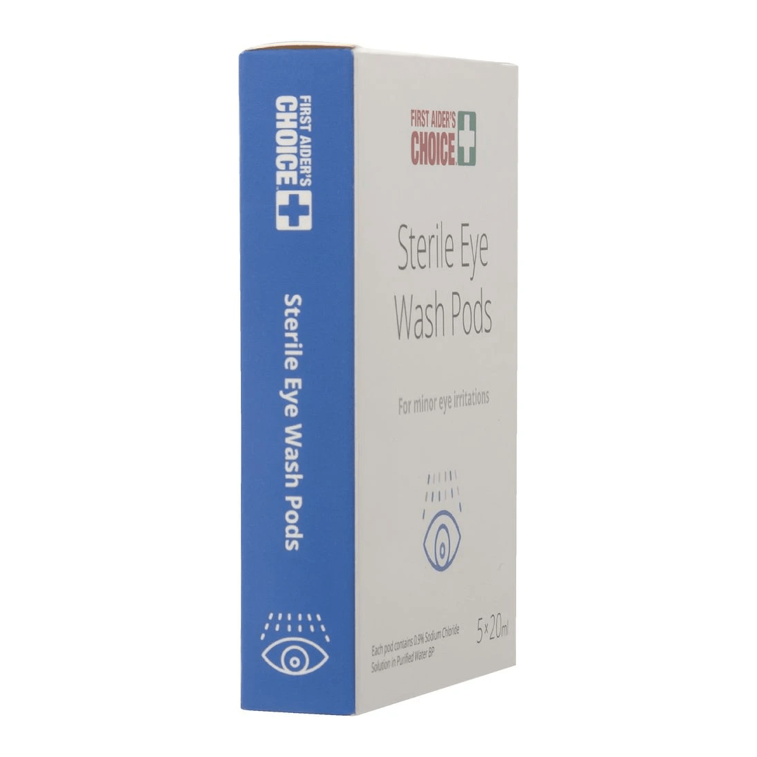 4 First Aiders Choice Saline Eye And Wound Wash 20mL 5 Pack, 4 of 5