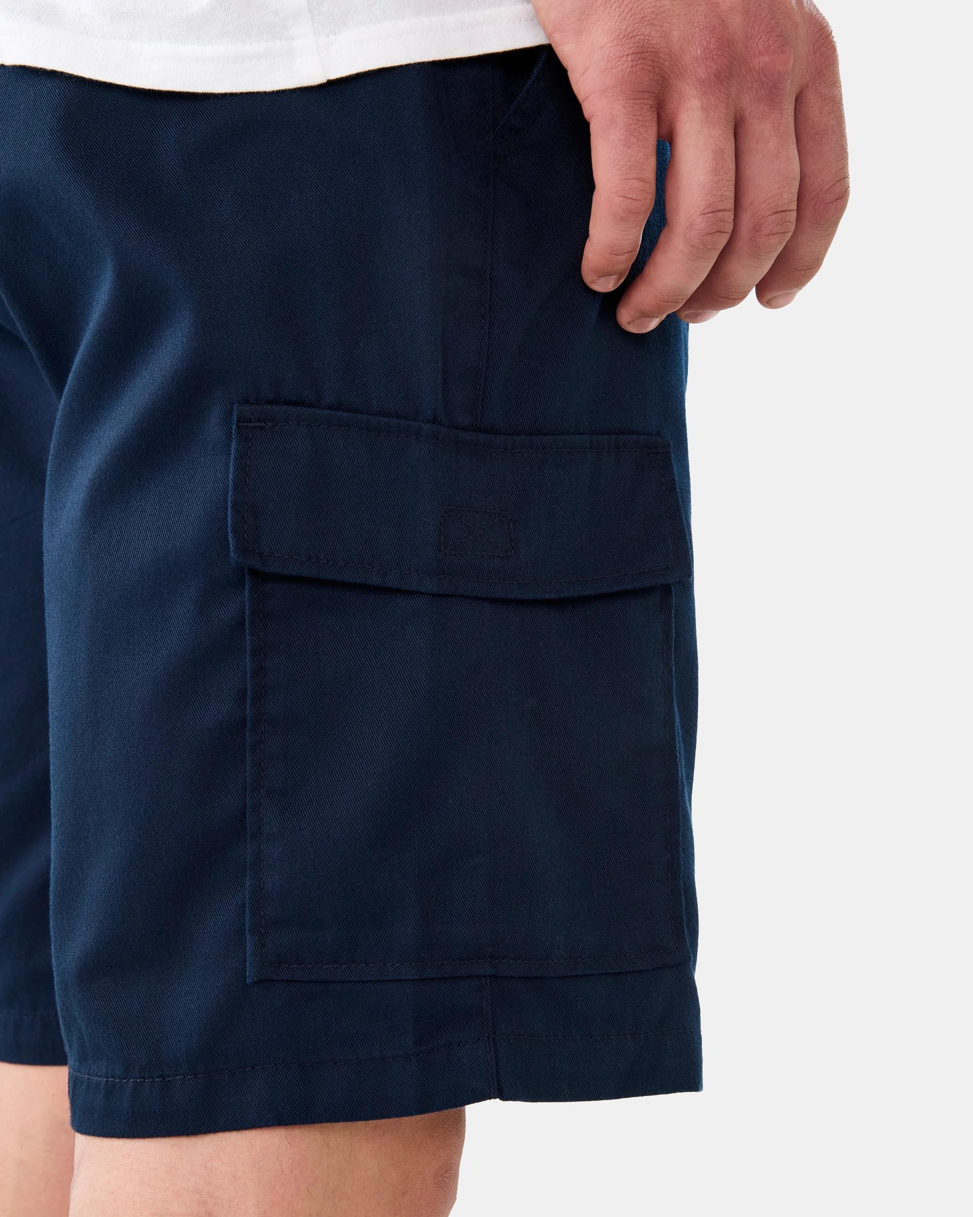 6 Elastic Waist Cargo Shorts Sky Cptn, 6 of 7