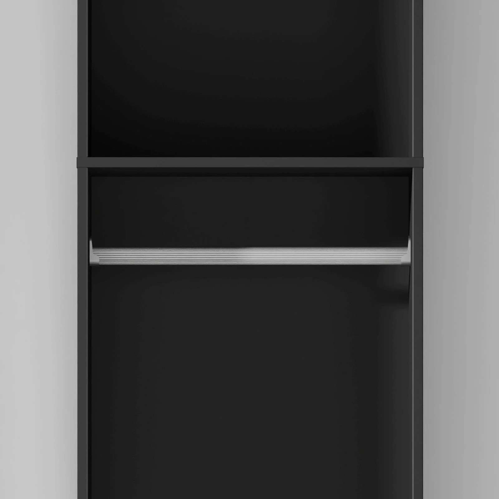 6 Alfordson Chest of 2 Drawers Office Storage Cabinet Tallboy Bedroom - Black, 6 of 10