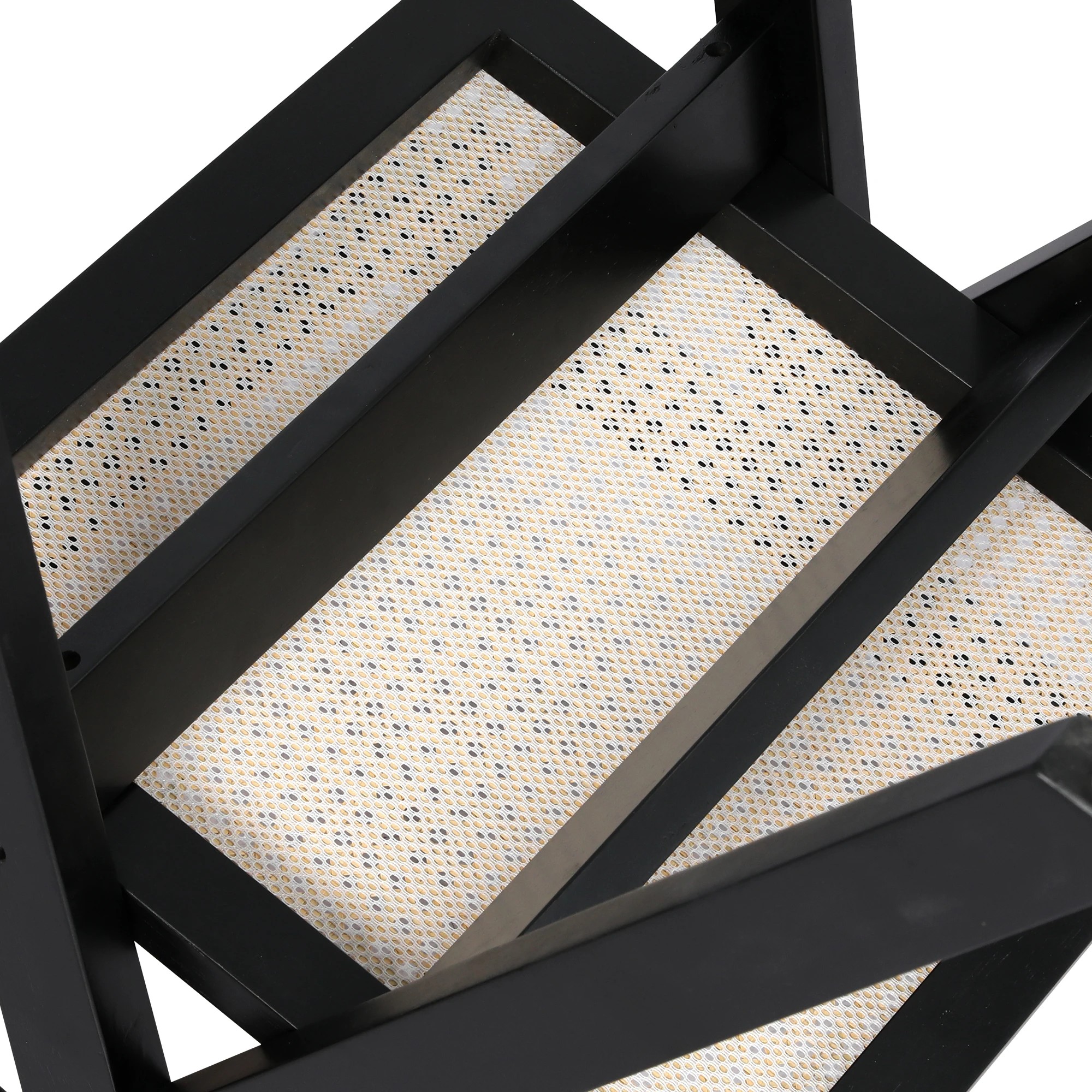 5 Levede 2x Armchair Dining Chair Wicker Wooden Chairs Rattan Accent Lounge Seat, 5 of 9