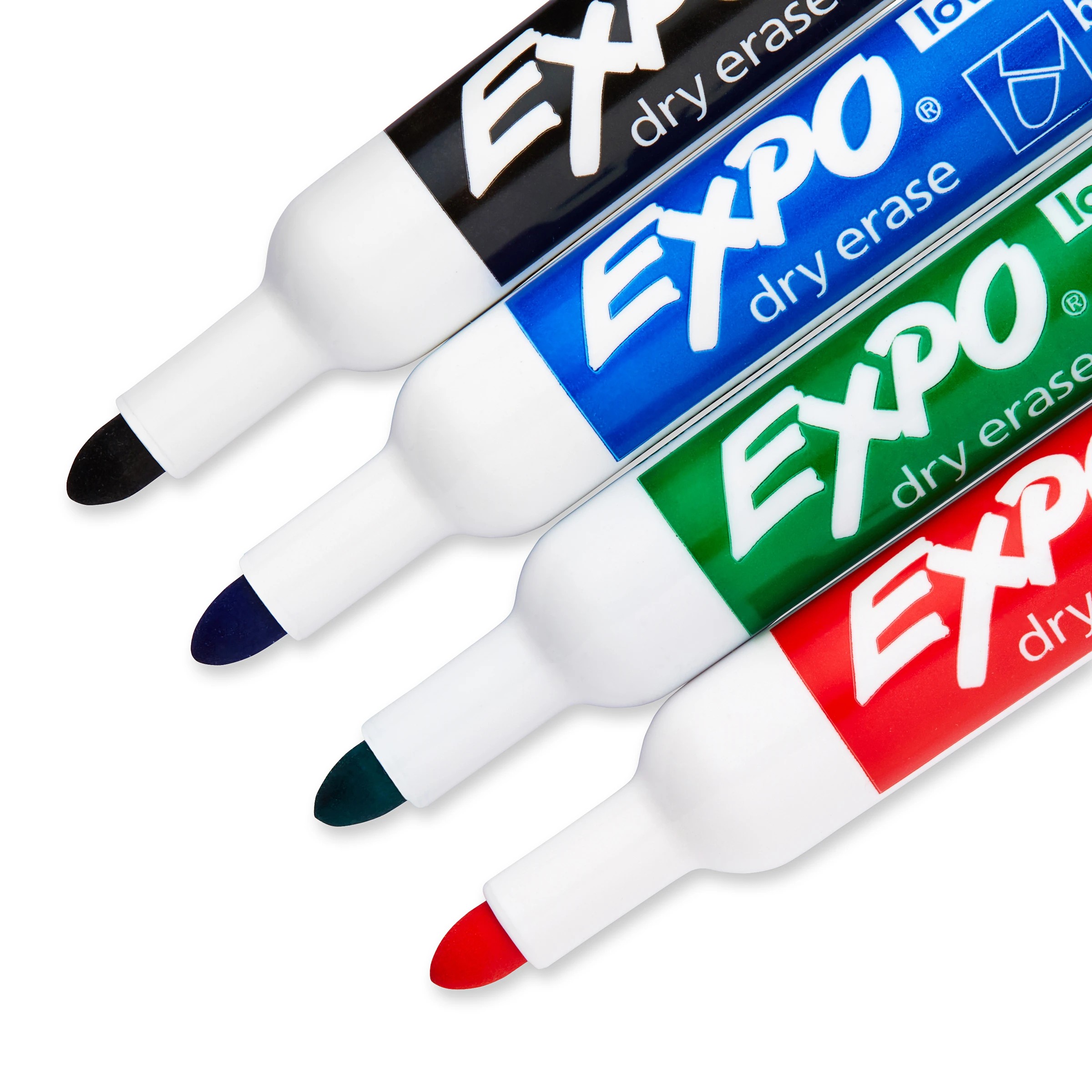 3 4 Pack Expo Dry Erase Whiteboard Marker Bullet Tip - Business Assorted, 3 of 10