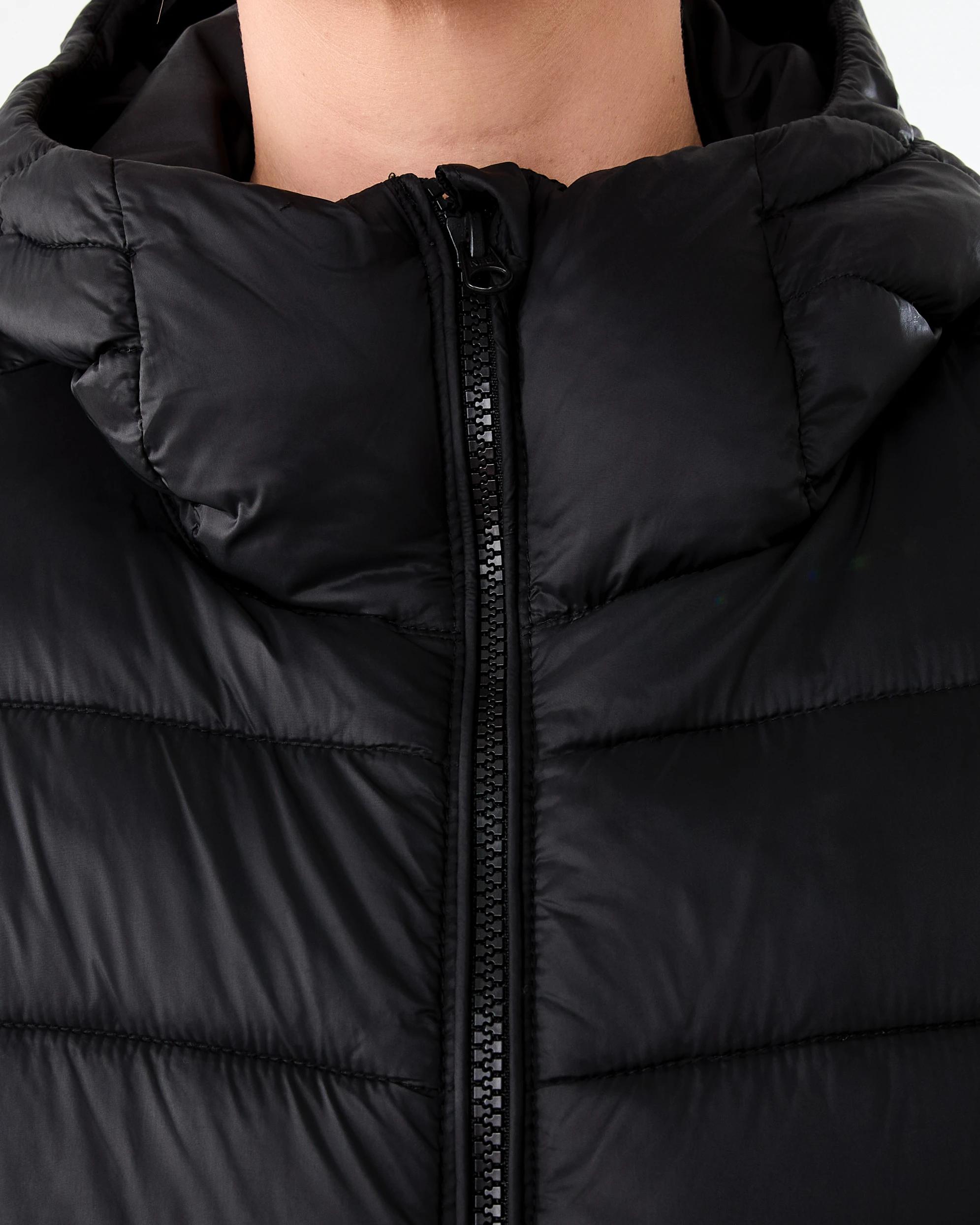 6 Active Womens Packable Puffer Jacket Black, 6 of 8