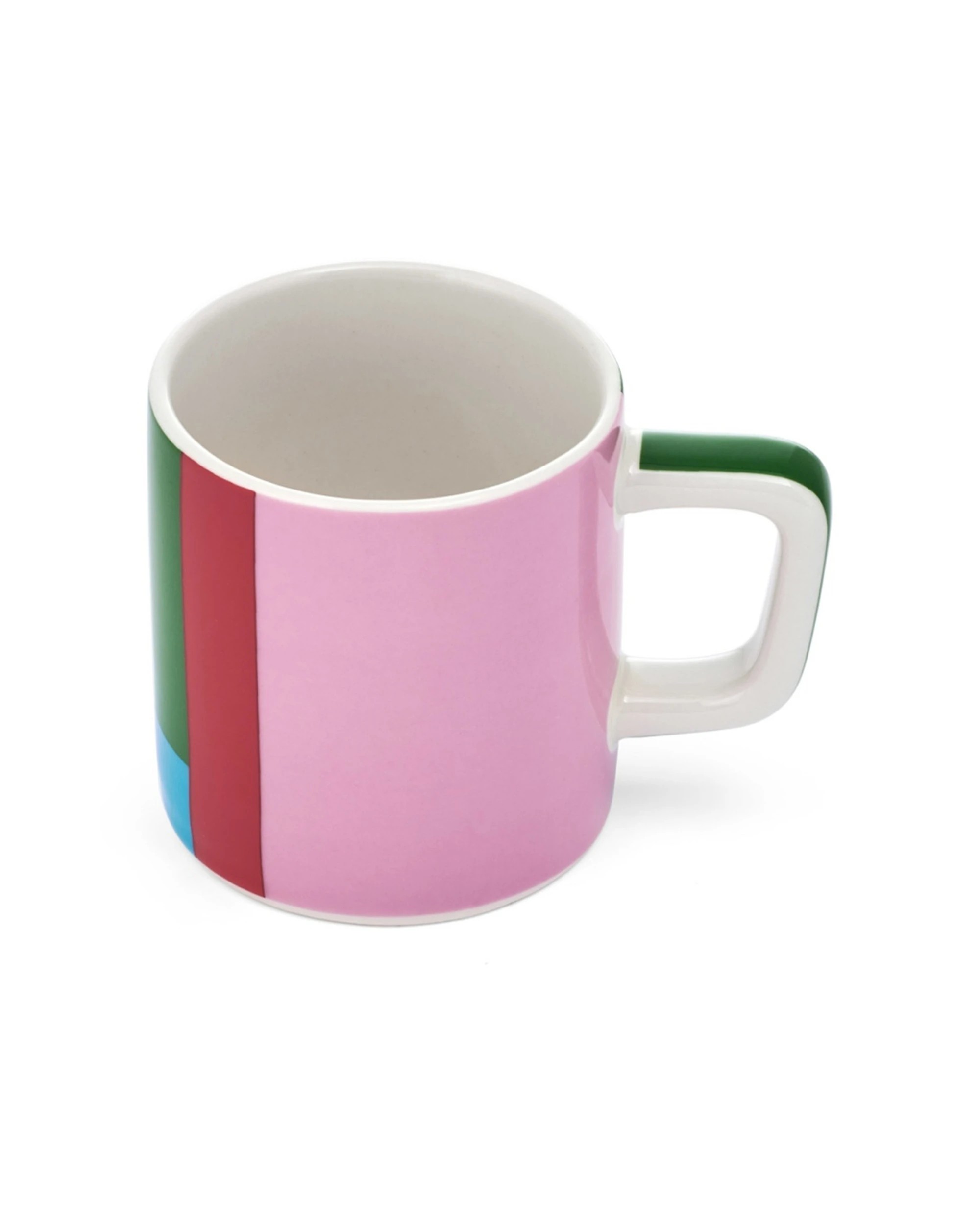 4 La Cafetiere 4pk Ceramic Espresso Cup Drinking Mug Set 120ml Utopian Lines - Pink, 4 of 7