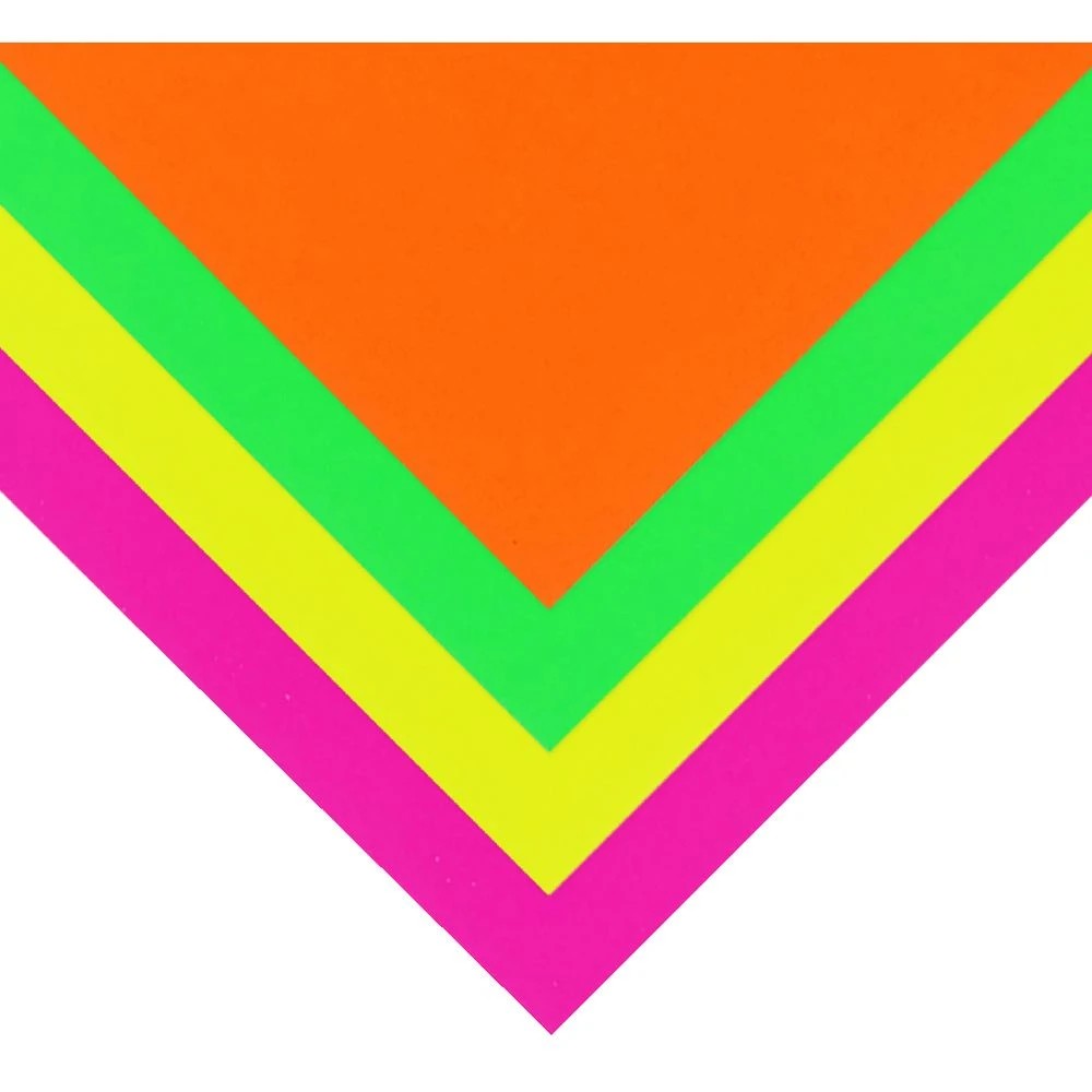 2 Quill A4 230gsm Board Fluoro Assorted 25 Pack, 2 of 2