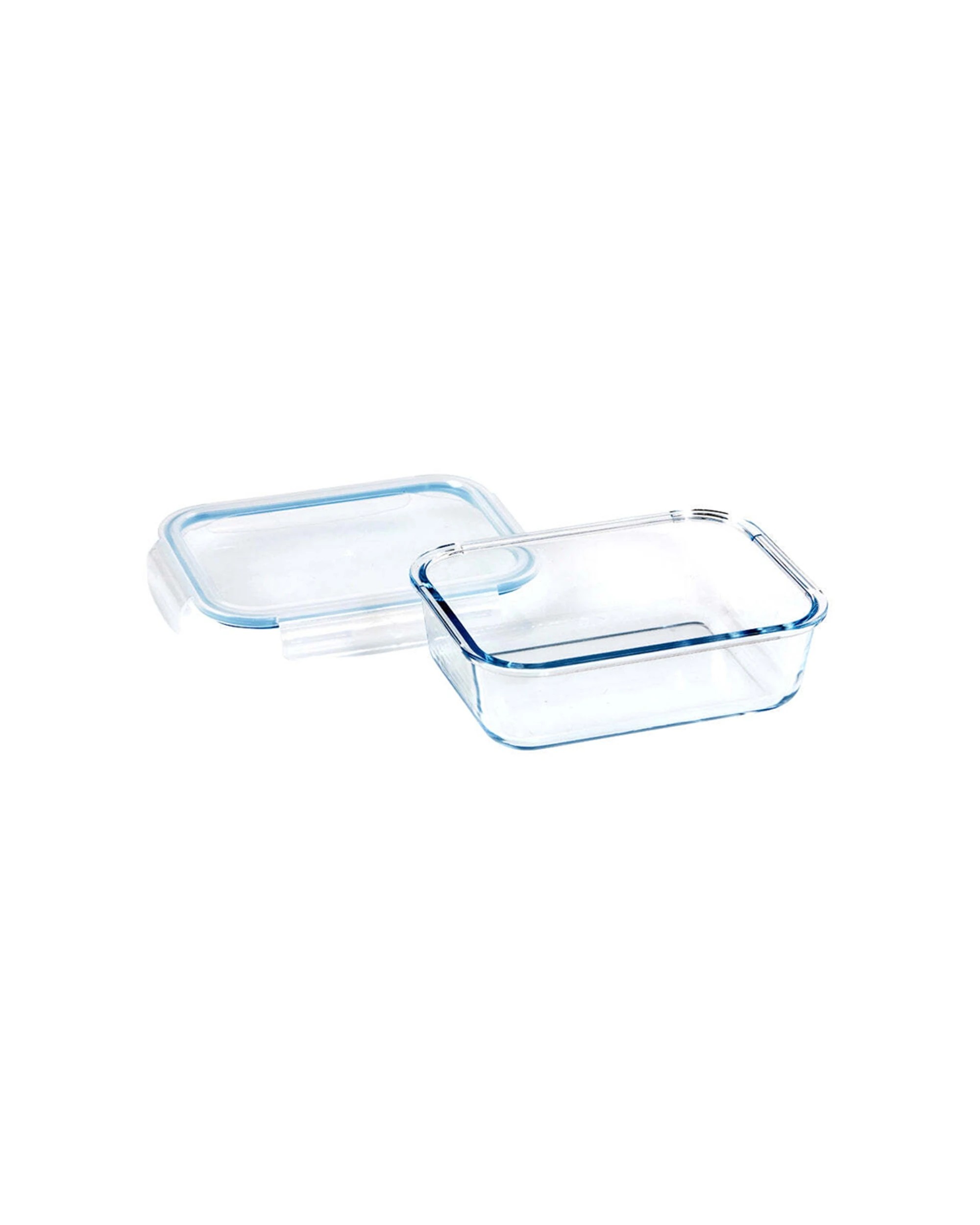 3 Wiltshire Rectangular Glass Food Prep Storage Container With Lid 1500ml
 - Clear, 3 of 3