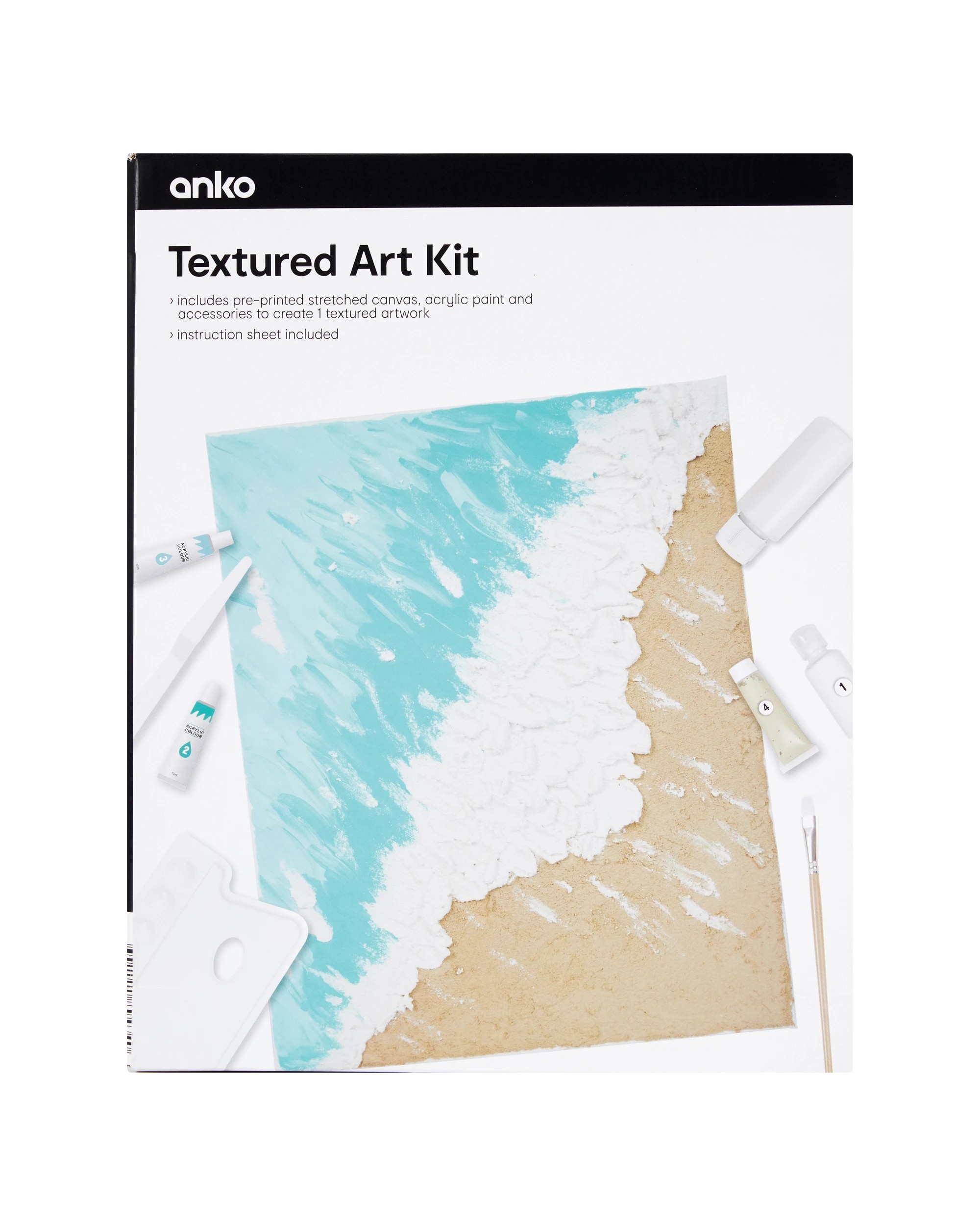 1 Textured Art Kit - Beach, 1 of 4