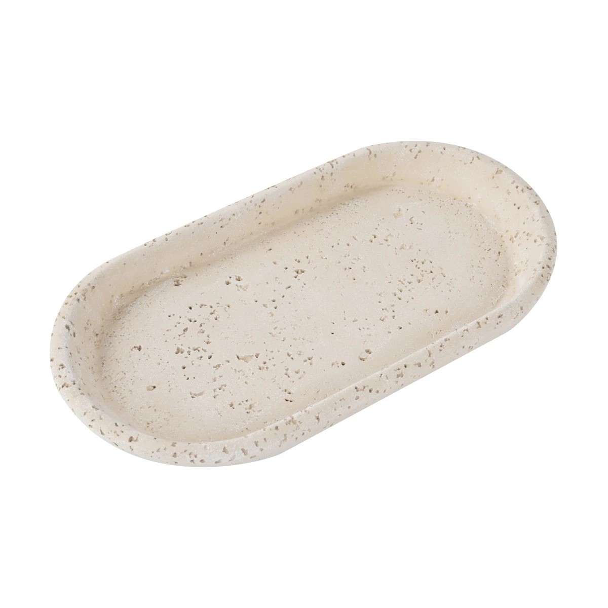 1 Travertine Look Tray, 1 of 7