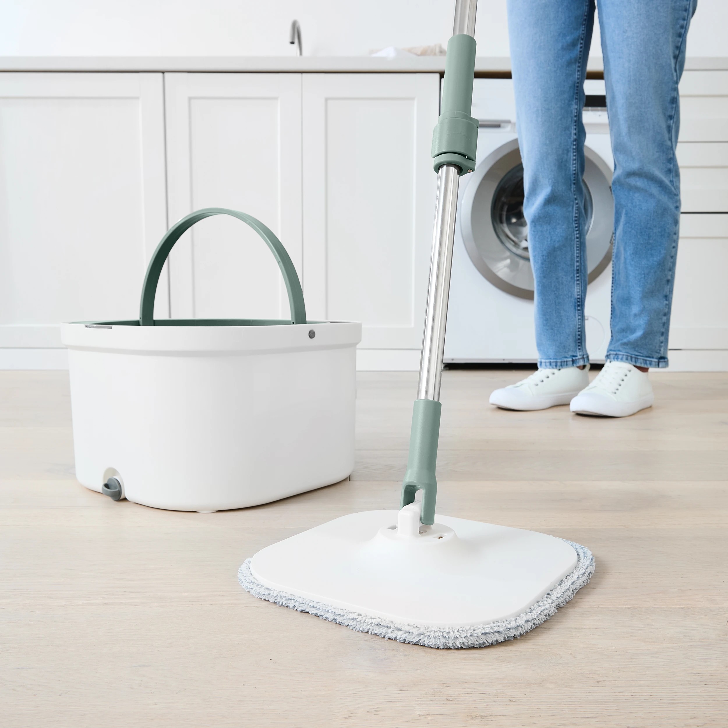 1 Dual Section Spin Mop Set, 1 of 9