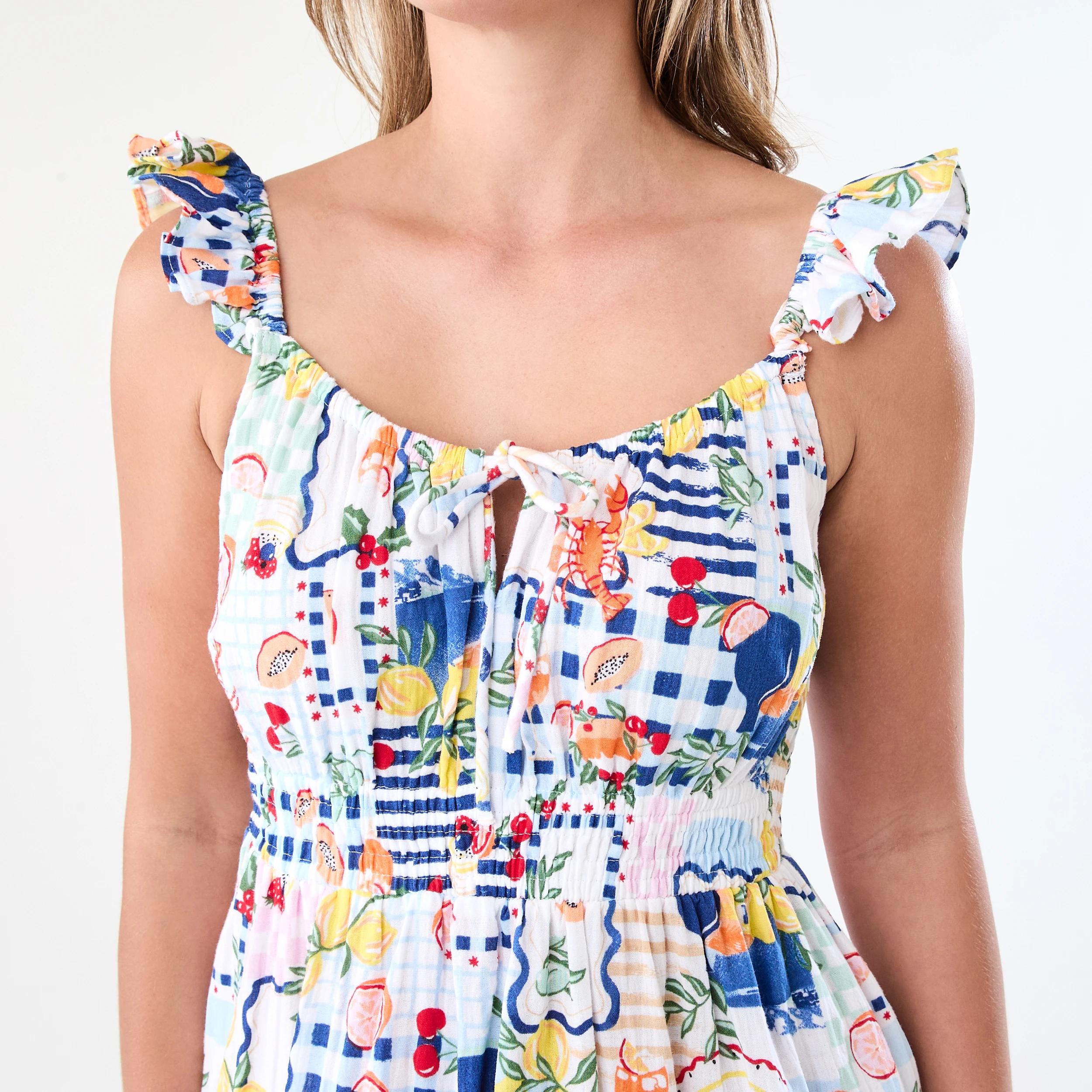 5 Sleeveless Christmas Midi Dress Xmas Vacay, 5 of 8