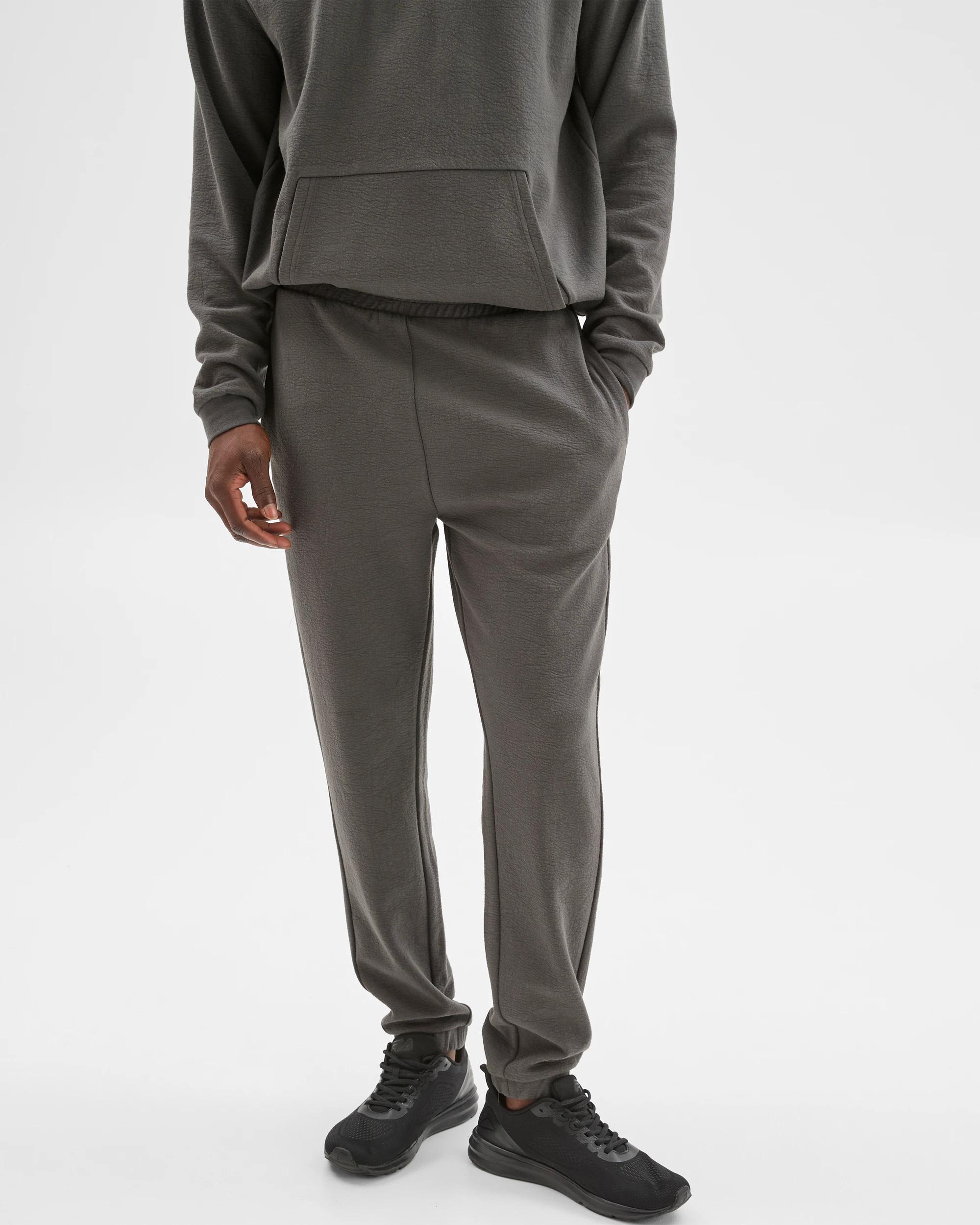3 Target Active Textured Full Length Trackpants CHARCOAL, 3 of 5