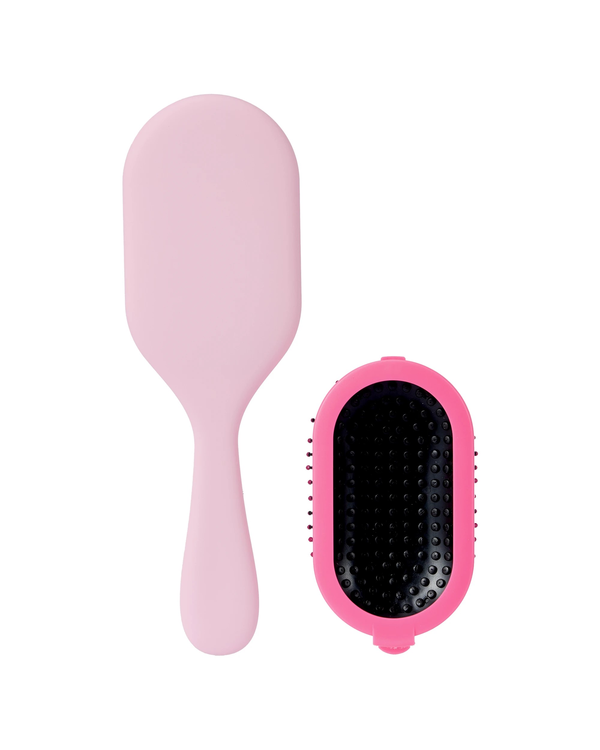 5 OXX Haircare 2-in-1 Detangling Hair Brush and Mirror - Pink, 5 of 7