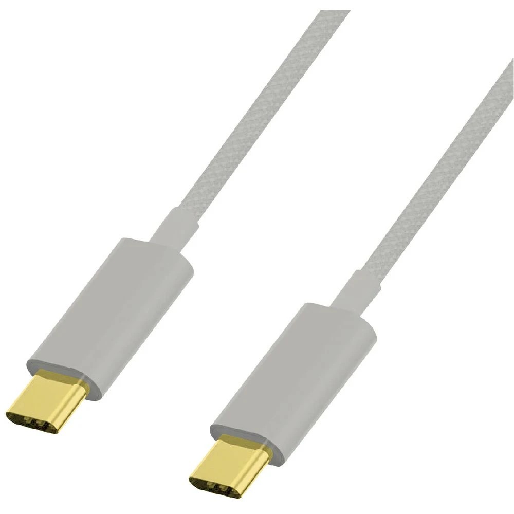 3 Otto USB-C to USB-C Cable 1m Pastel Grey, 3 of 4