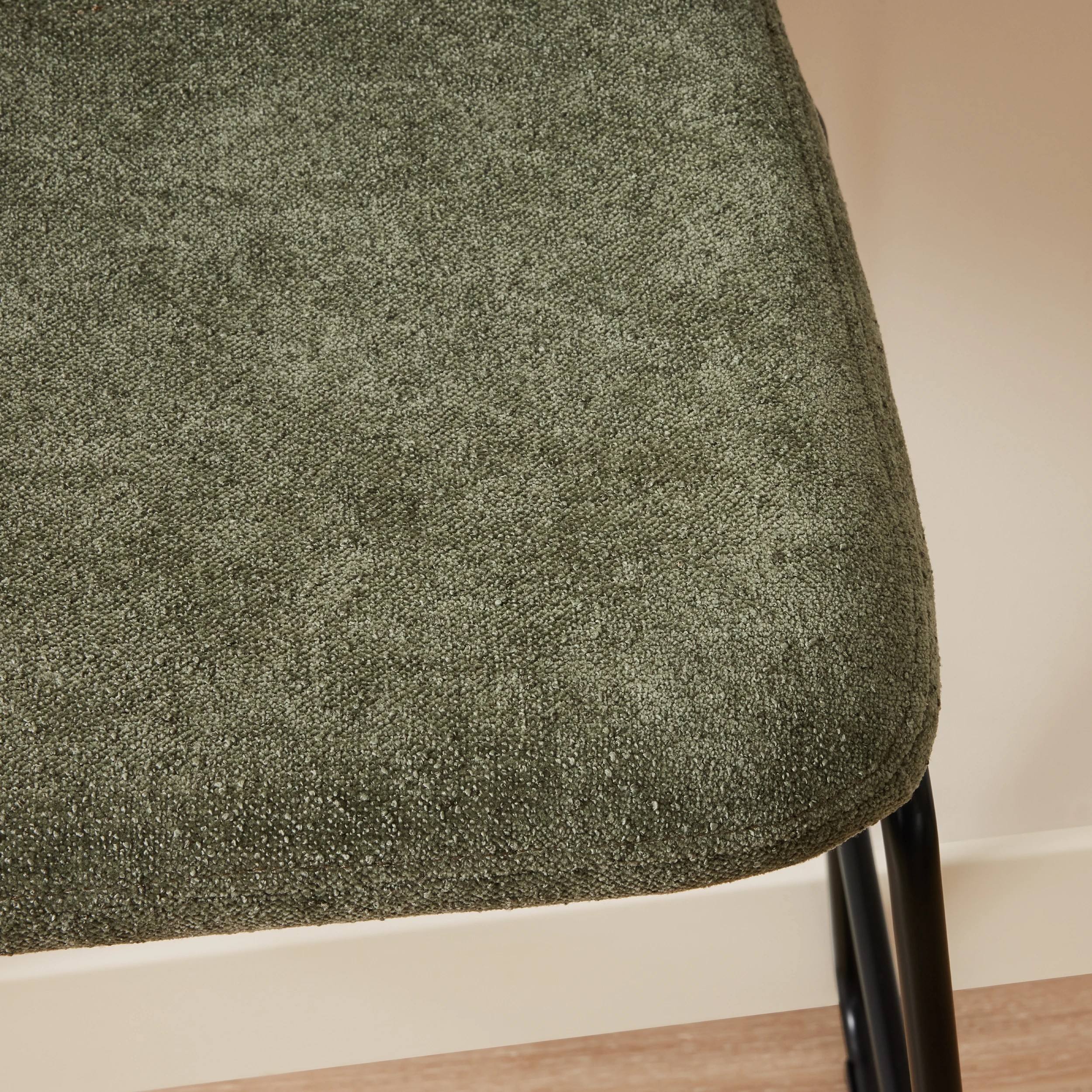 5 Chenille Stool - Green, 5 of 5