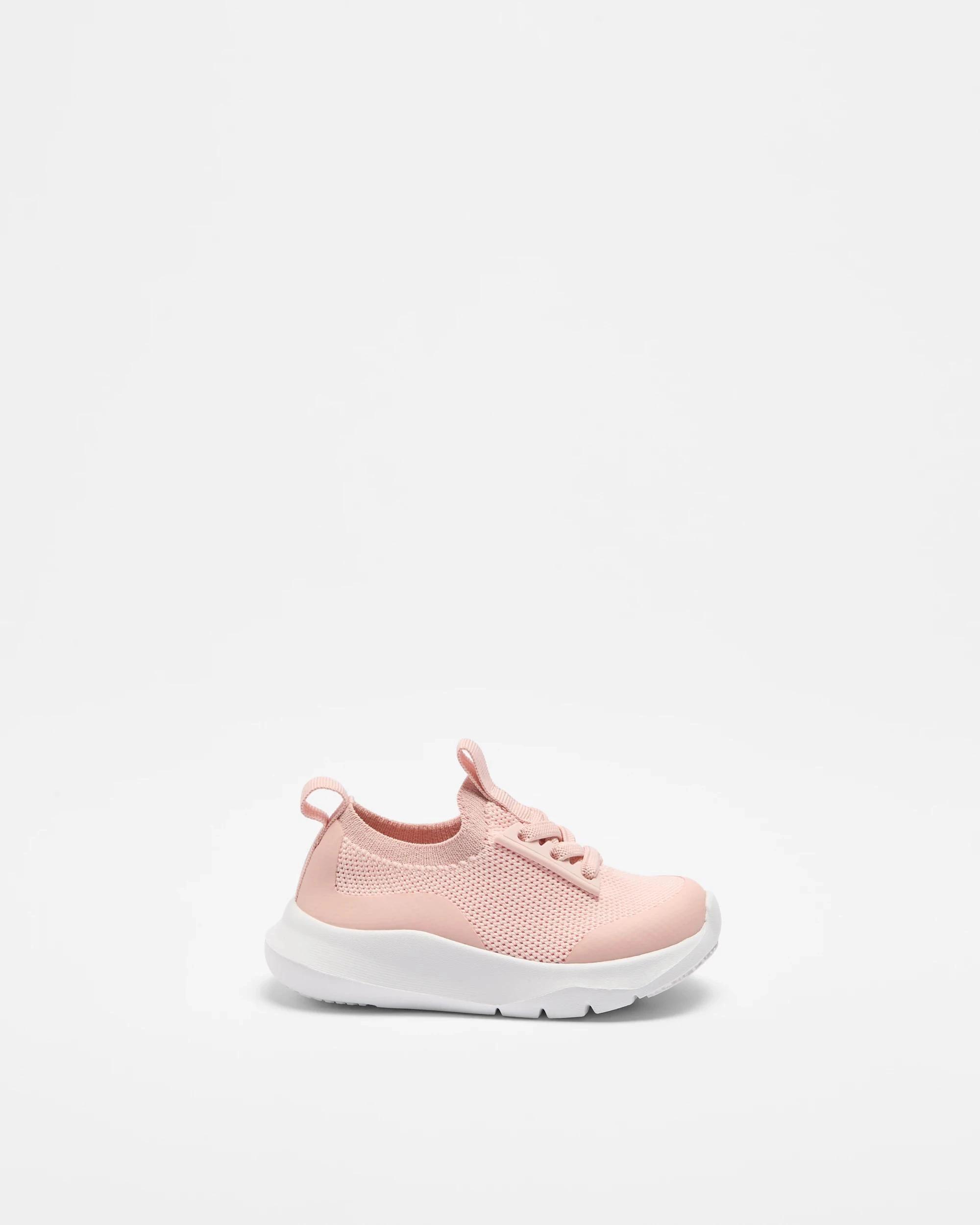 1 Target Baby Baby Girls First Walker Knit Sneaker PINK, 1 of 2