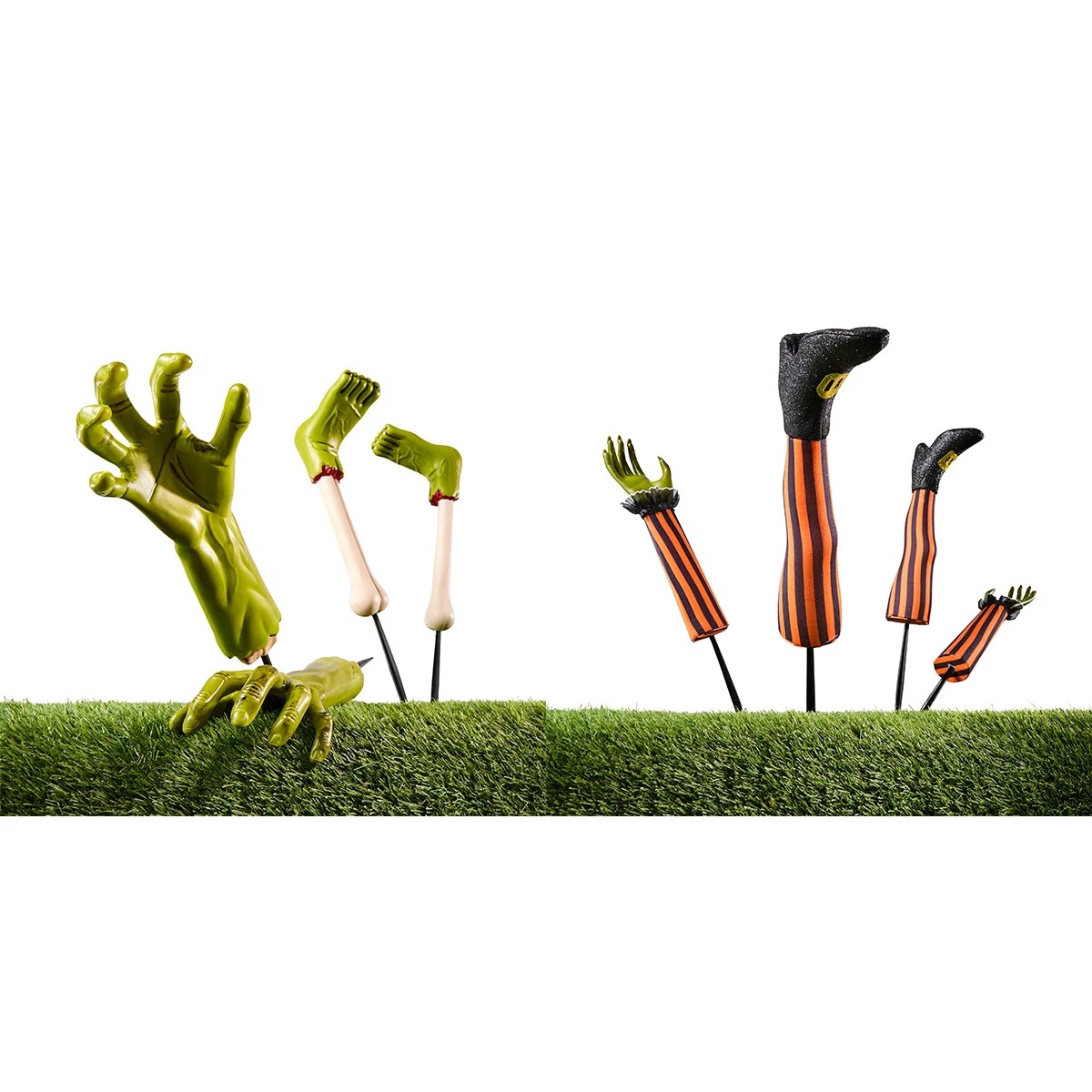 2 4 Piece Hands and Feet Groundbreaker Stakes - Assorted, 2 of 10