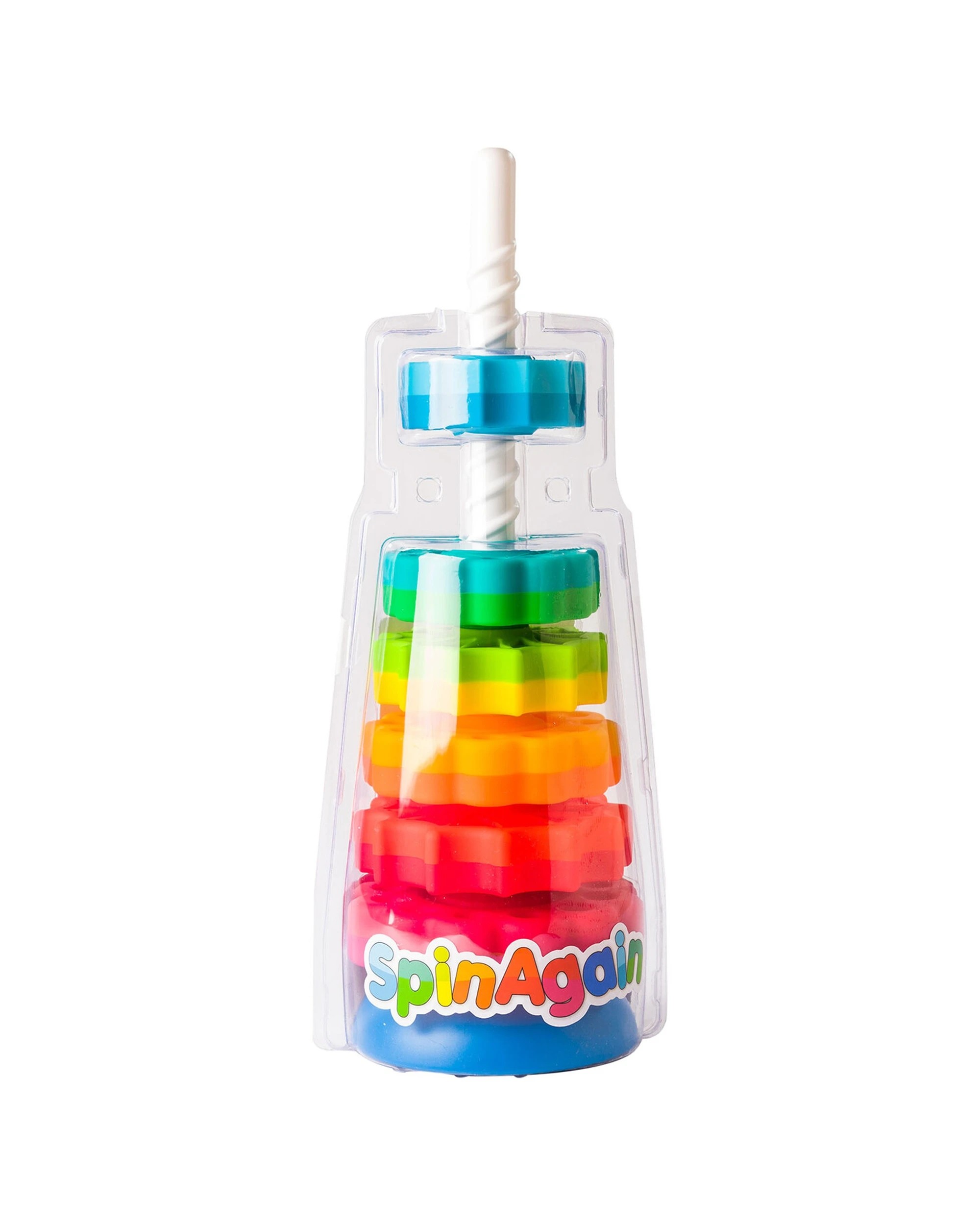 2 Fat Brain Toy Co SpinAgain Stacking And Twirling Hand Eye Coordination Toy - Multi, 2 of 7