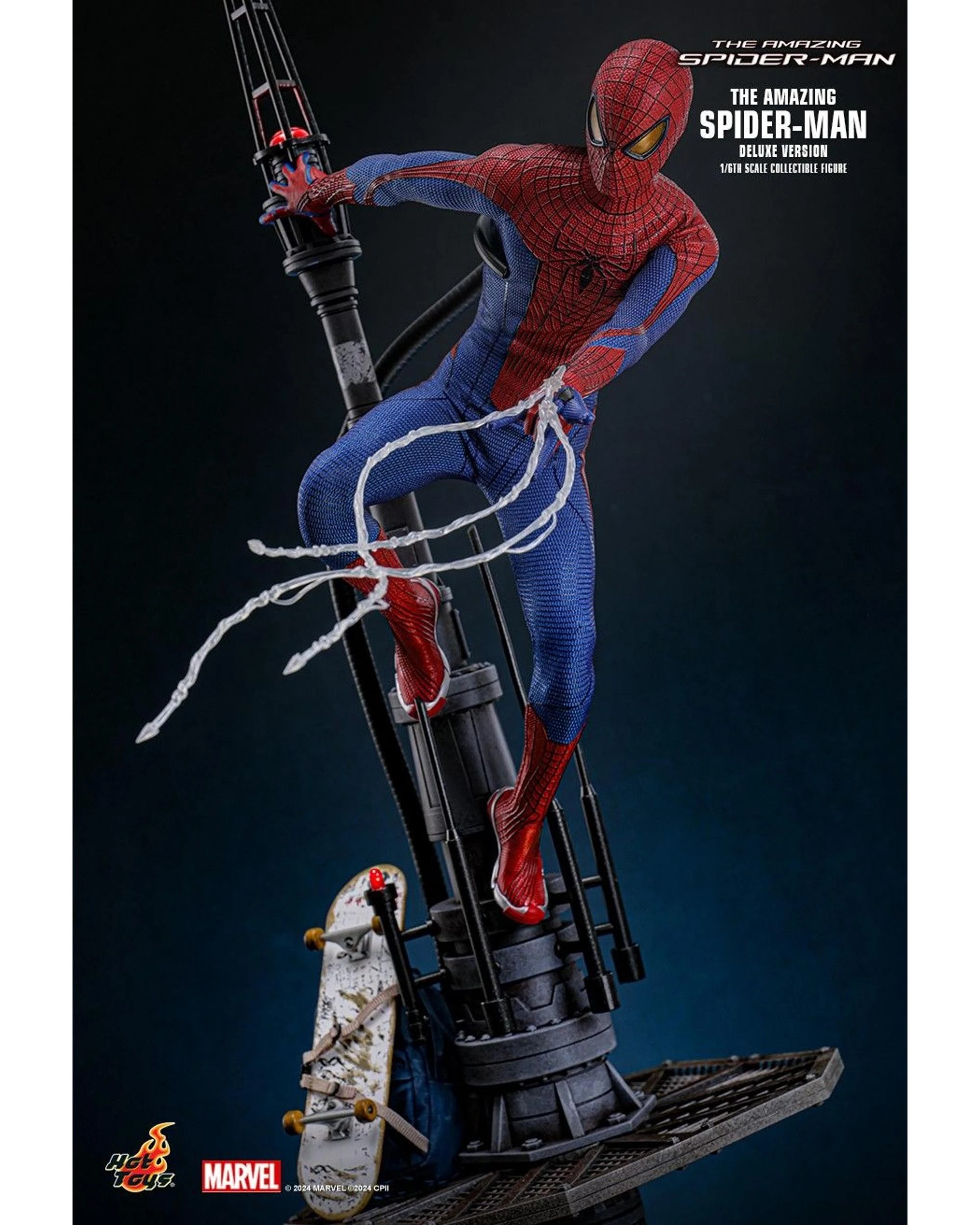 2 Hot Toys The Amazing Spider-Man Spider-Man 1:6 Scale Deluxe Collectible Action Figure, 2 of 10
