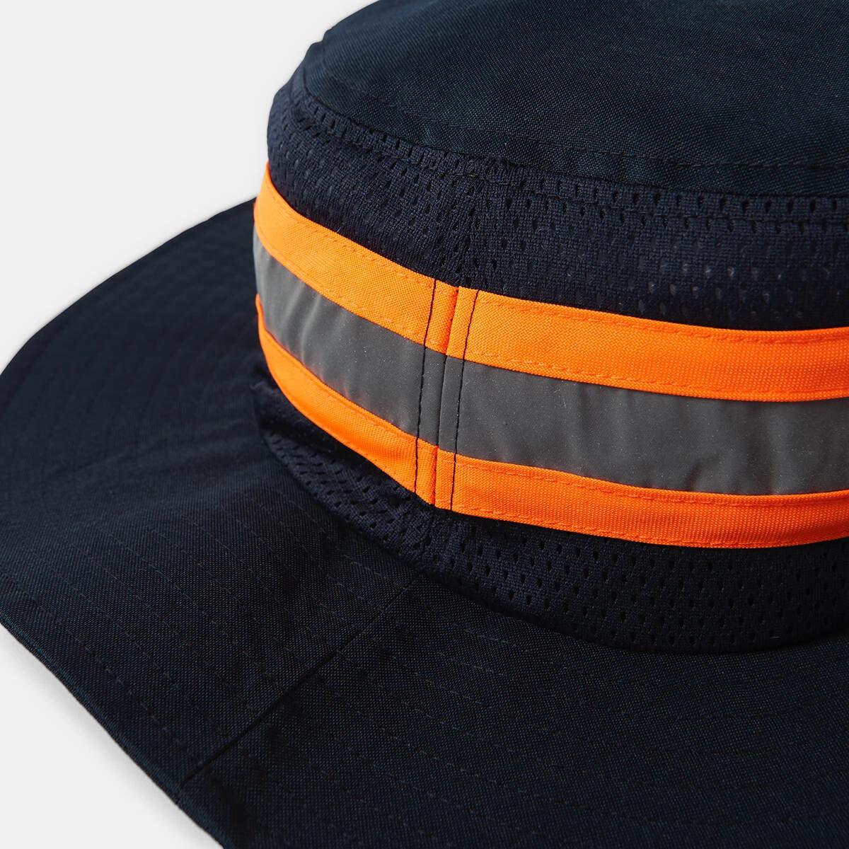 2 Work Hat with Reflective Tape Navy, 2 of 4