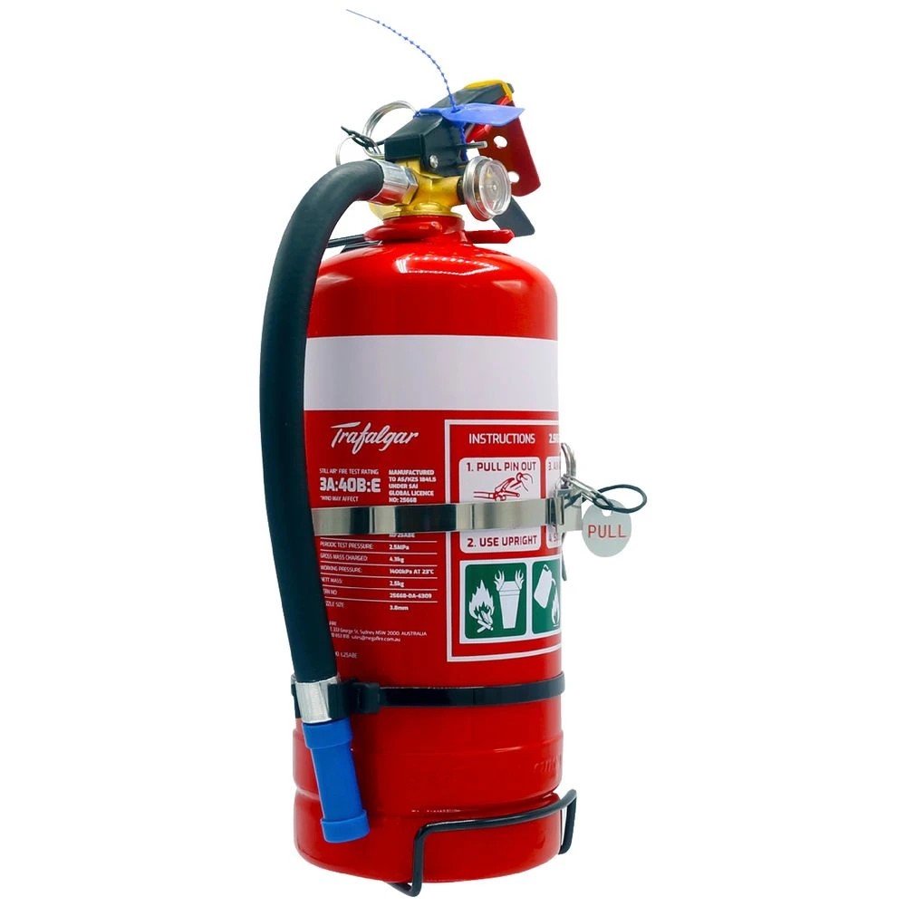 1 Trafalgar ABE Fire Extinguisher 2.5kg Red, 1 of 6