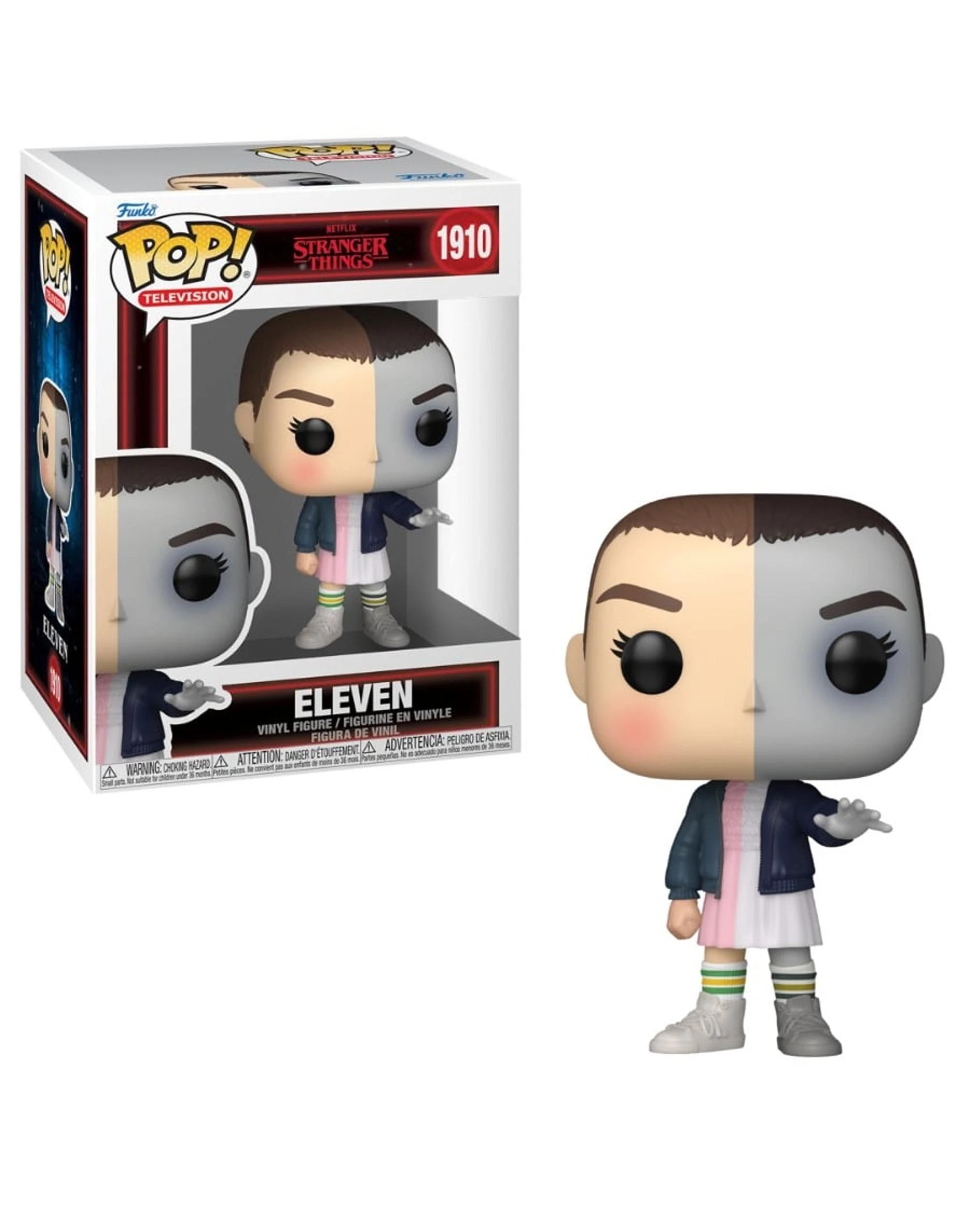 1 Stranger Things Eleven Split Funko POP! Vinyl, 1 of 2