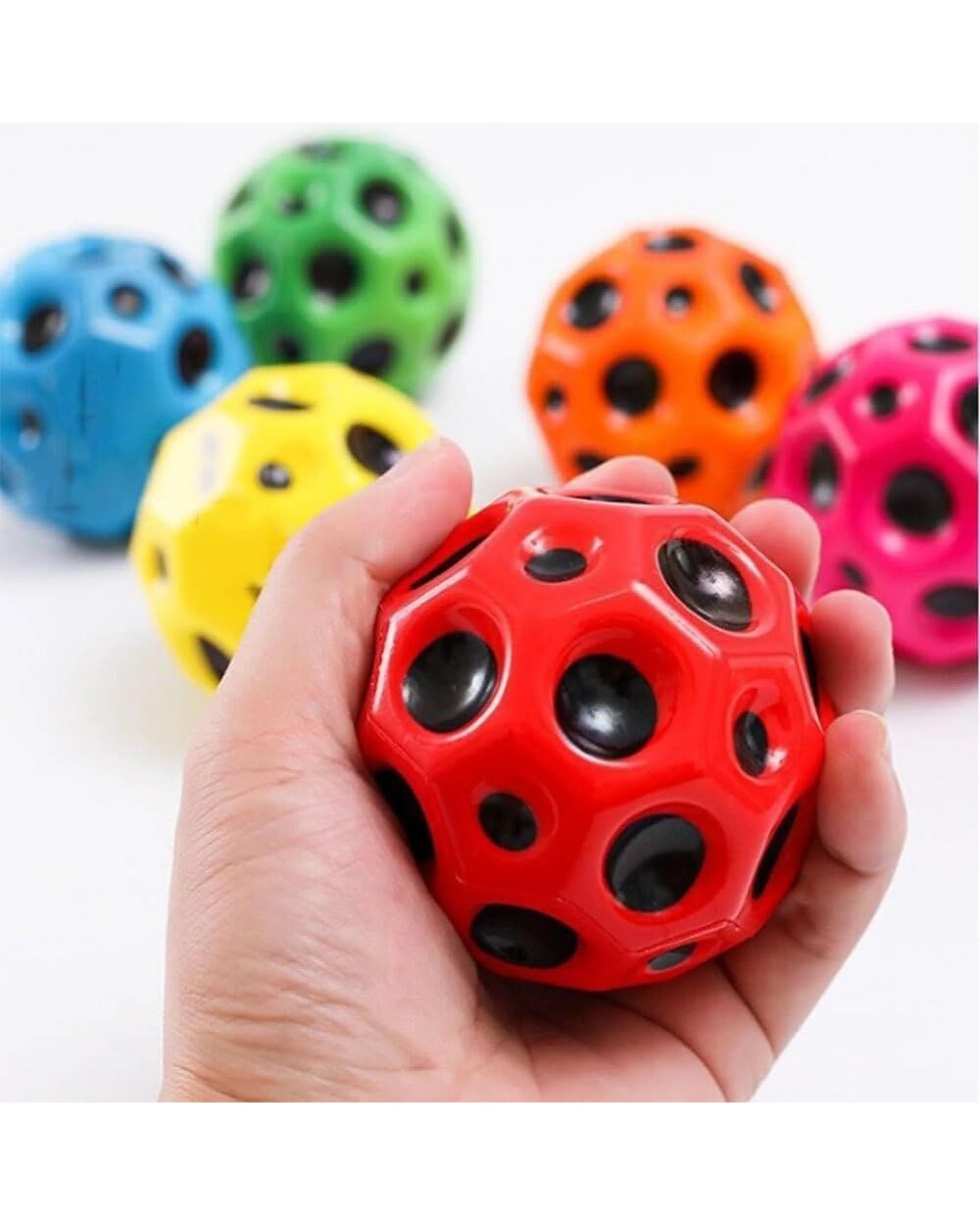 6 BR Toys Bouncy Ball for Outdoor Play – High Bouncing Space Ball, 6 of 7