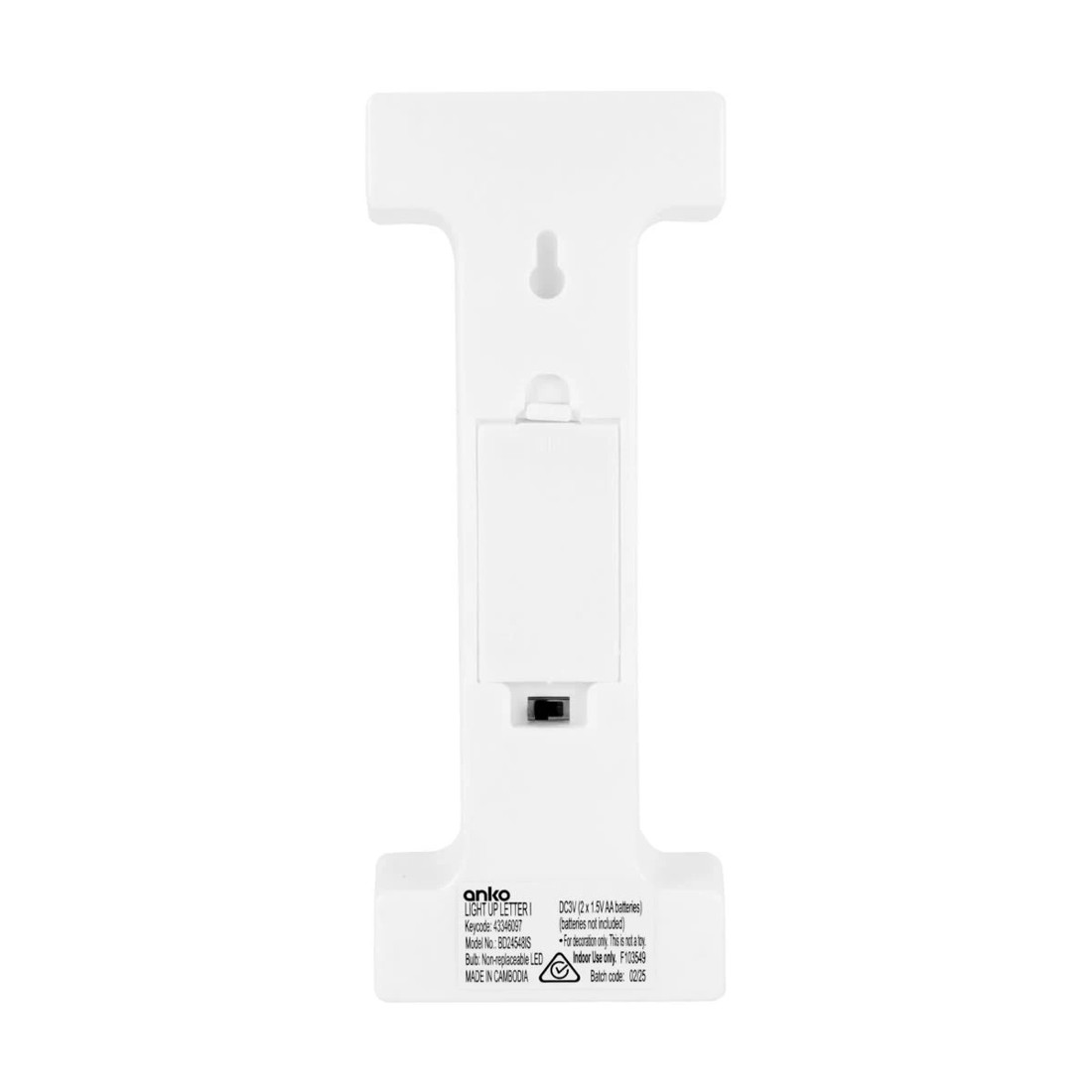 3 Light Up Letter - I, 3 of 5