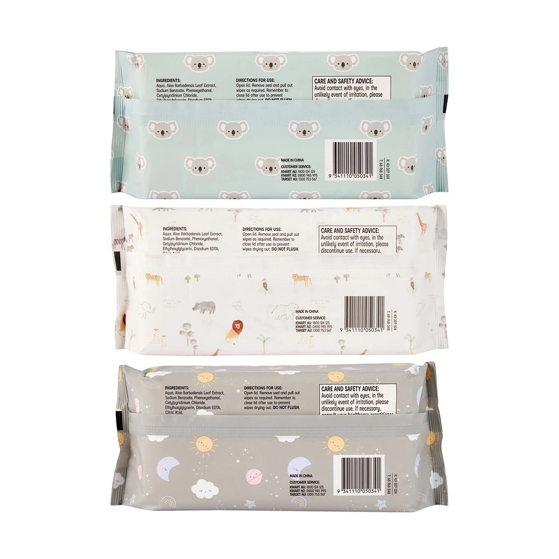 6 80 Pack Fragrance Free Wipes - Assorted, 6 of 6