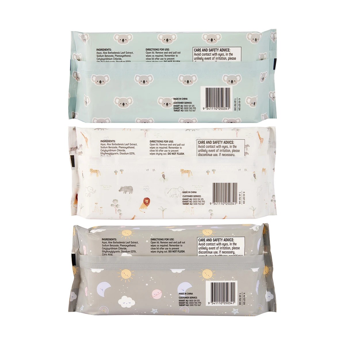 6 80 Pack Fragrance Free Wipes - Assorted, 6 of 6