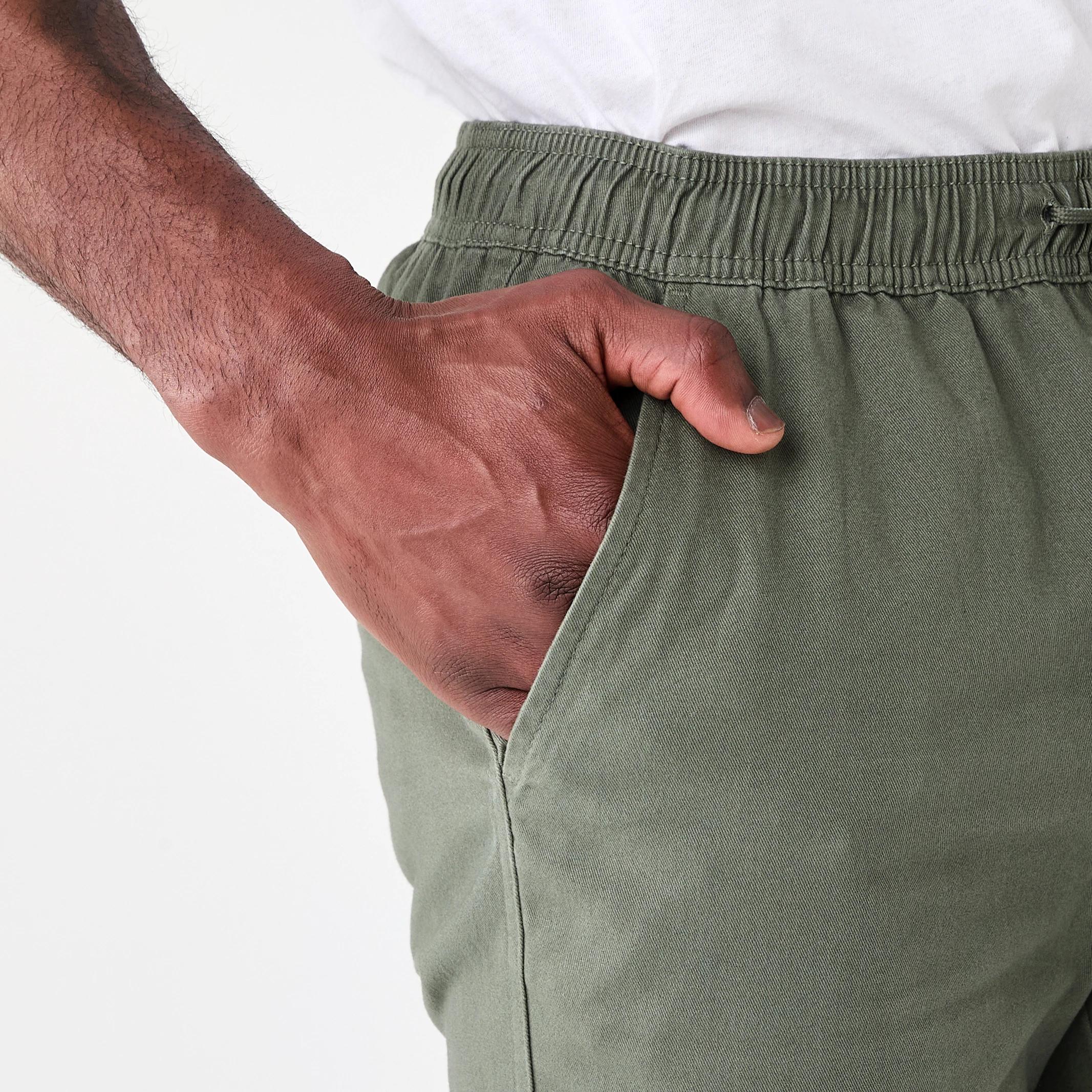 4 Elastic Waist Cuffed Joggers Grn Gum, 4 of 7