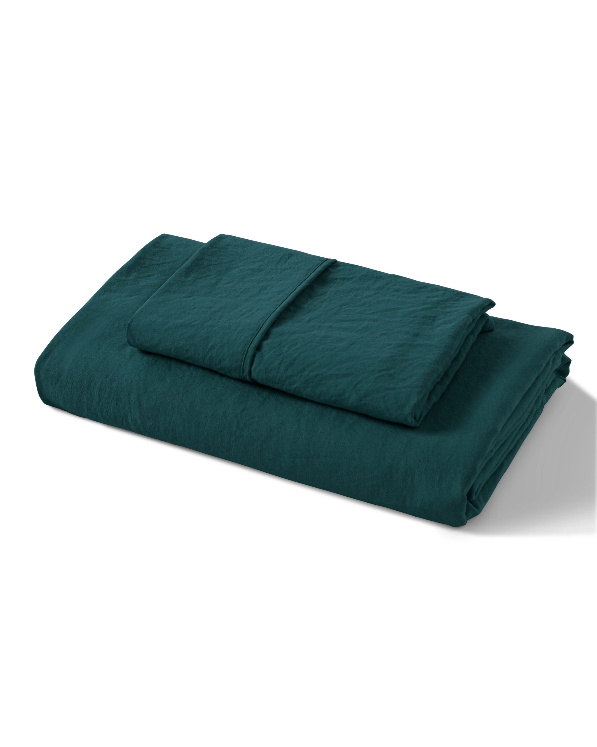 9 Dreamaker Superfine Washed Microfibre Combo Fitted Sheet Set - Single Bed - Teal, 9 of 10