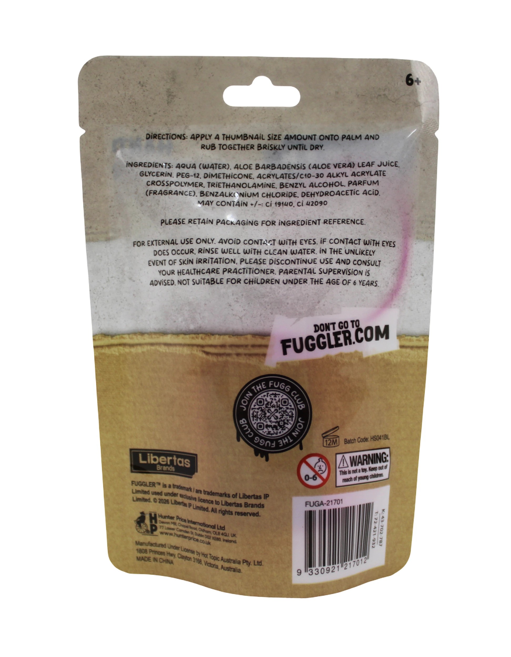 4 Fuggler Hand Sanitiser 30ml - Strawberry Scented, 4 of 4