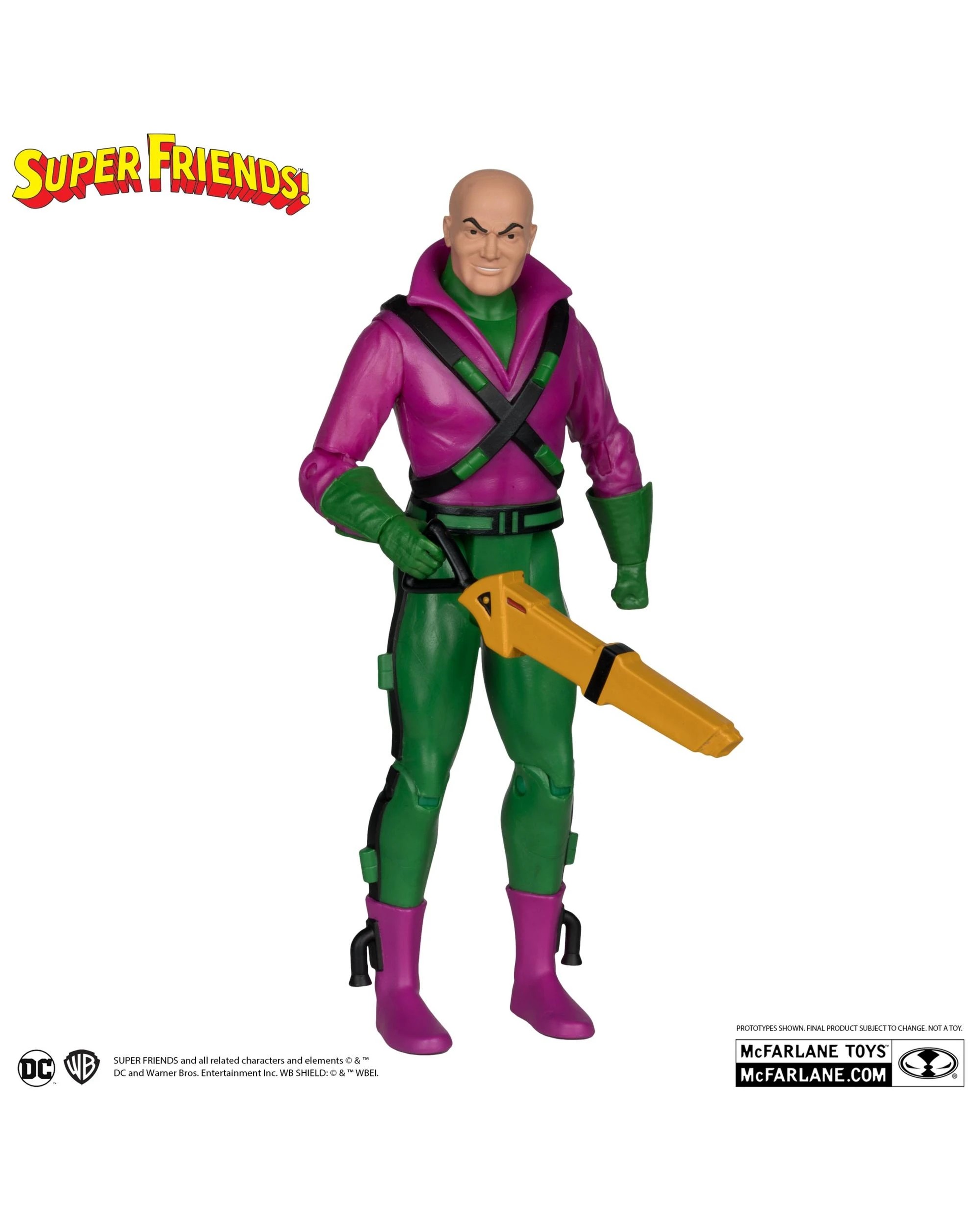 3 DC Comics Retro Super Friends Lex Luthor 6 inch Action Figure, 3 of 8