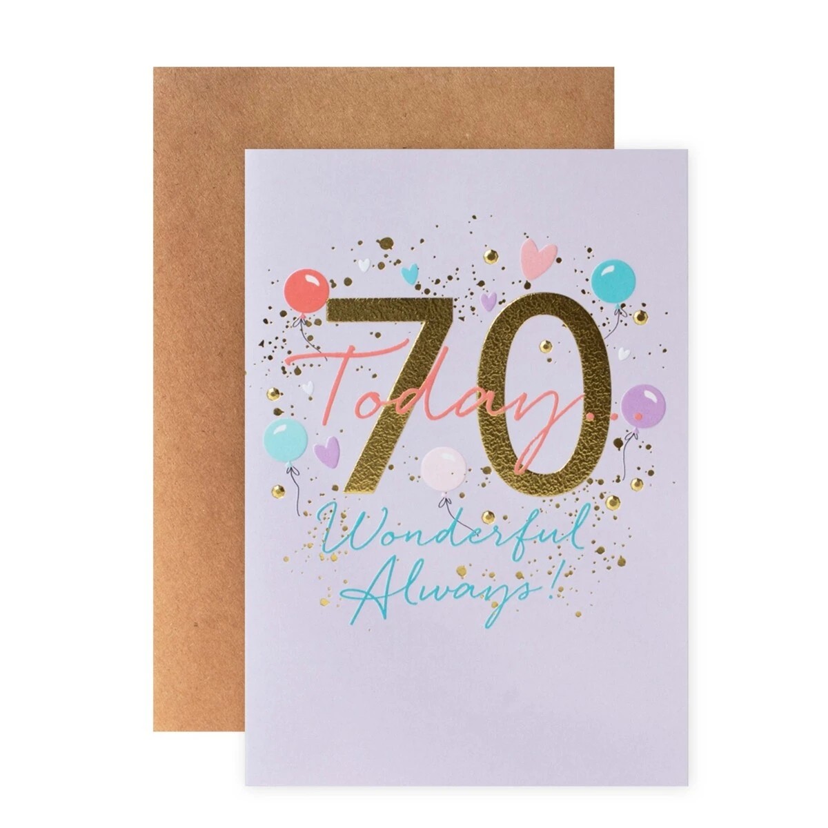 1 Connections from Hallmark 70th Birthday Card - Wonderful Always, 1 of 3