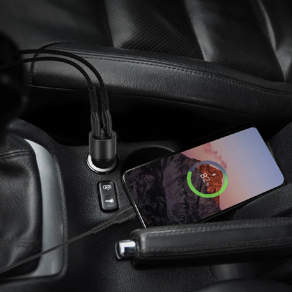 6 Bonelk Eco Car Charger 2x USB-C 40w Black, 6 of 7