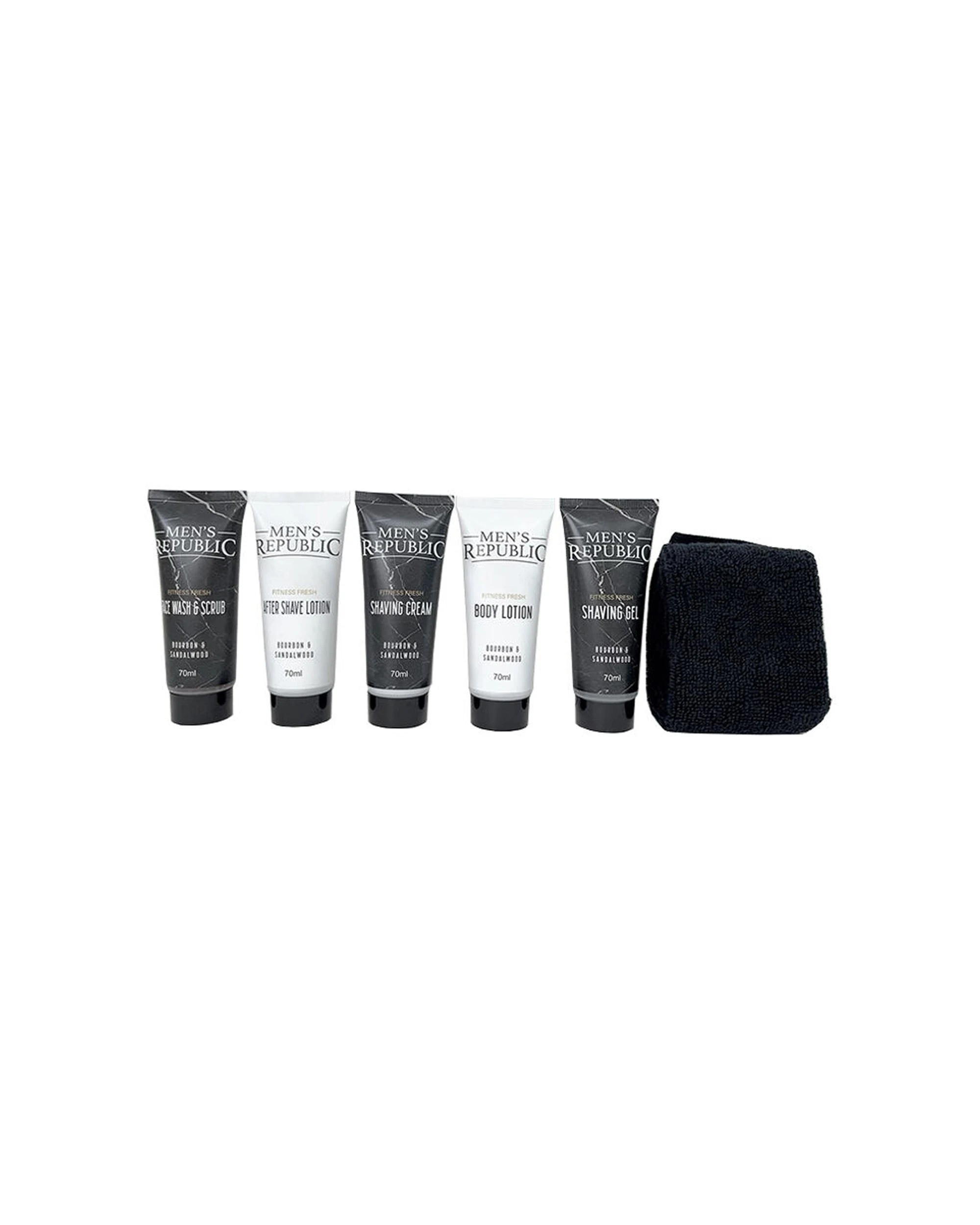 5 Men's Republic Grooming Kit in Gym Waterbottle for Fitness Fresh - Clear, 5 of 7