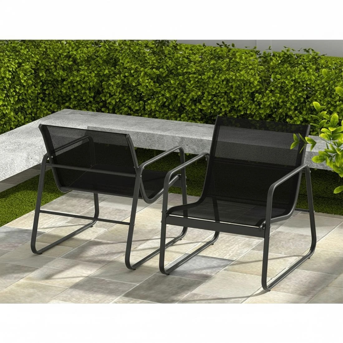 4 Gardeon Outdoor Sofa Set Lounge Setting - Black, 4 of 4