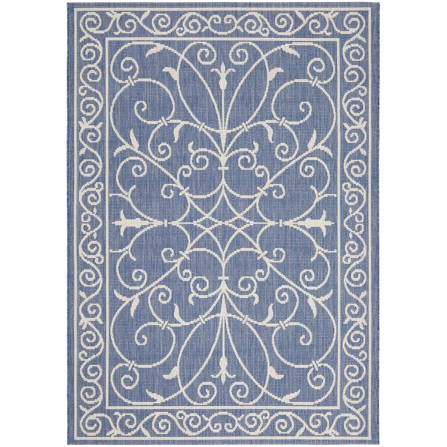 2 Common Ground Rugs Portman Romy 150x80cm - Small Power Loomed Pet Friendly Outdoor Floor Rug - Blue, 2 of 8
