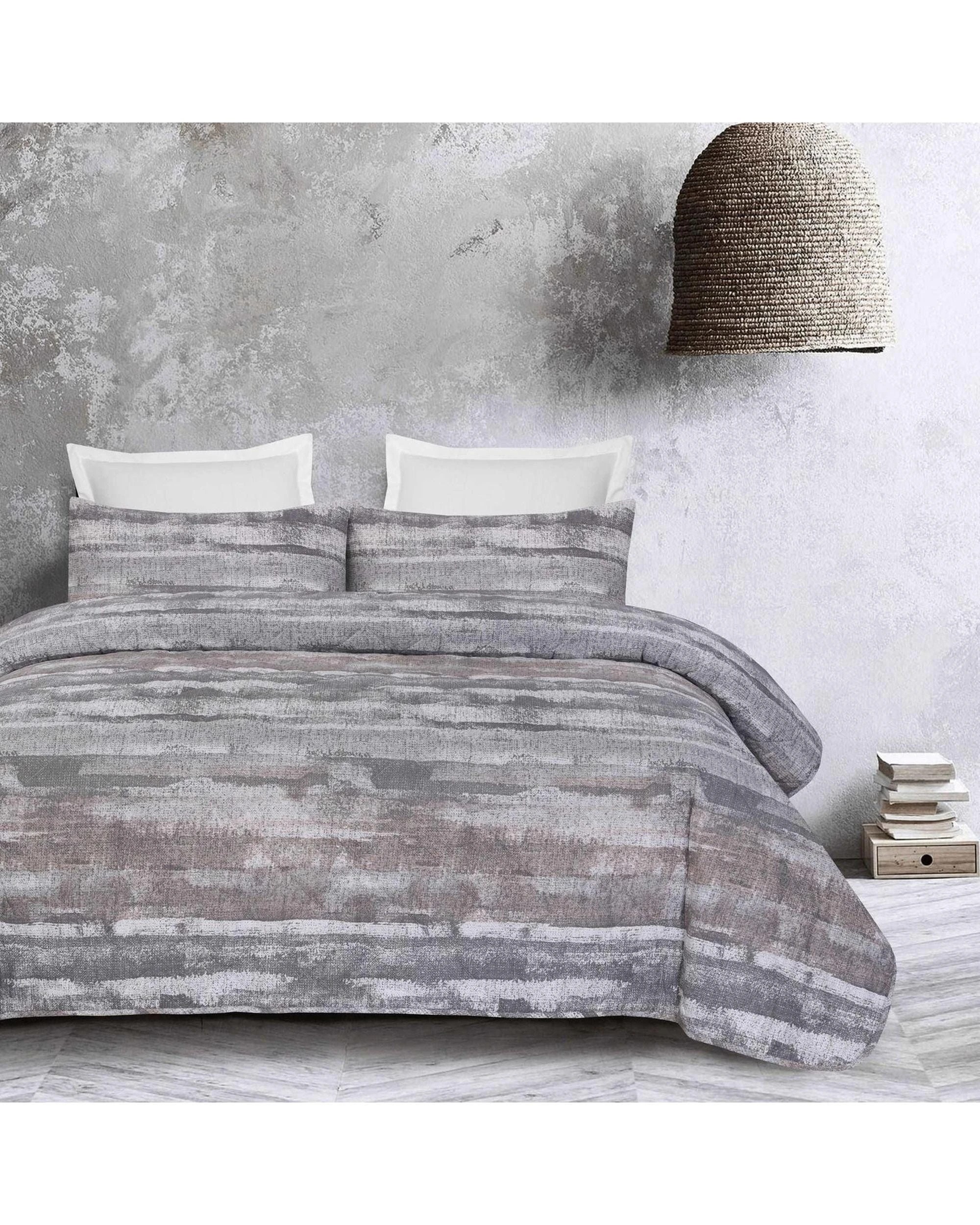 2 Amsons Pure Cotton Bedspread Set With Extra Standard Pillowcases - Super King Bed - Multi, 2 of 2