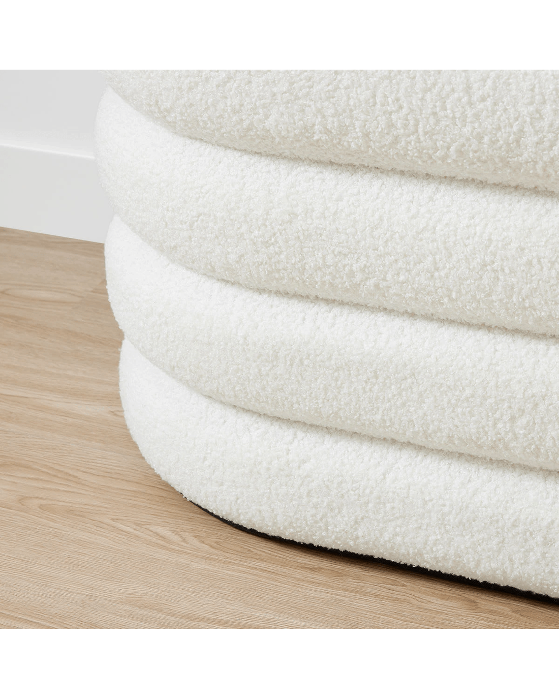 5 Boucle Storage Bench, 5 of 10