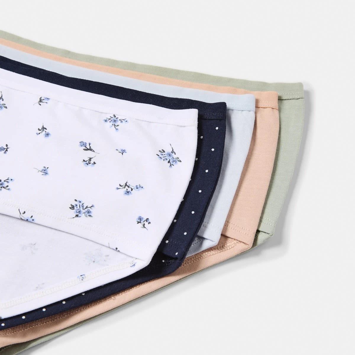 2 5 Pack Boyleg Briefs NAVY SPOT, 2 of 9