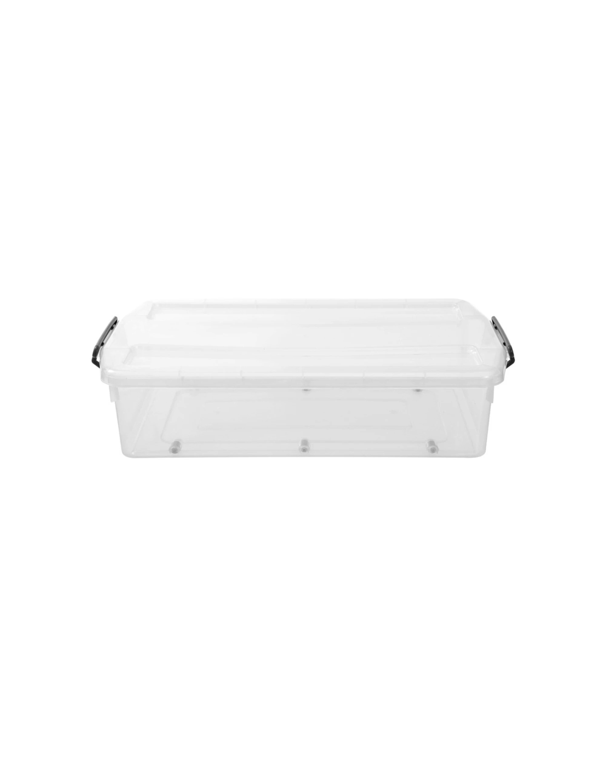 6 Boxsweden 3PK Dura Underbed Home Organiser Storage Container 40L - Clear, 6 of 7