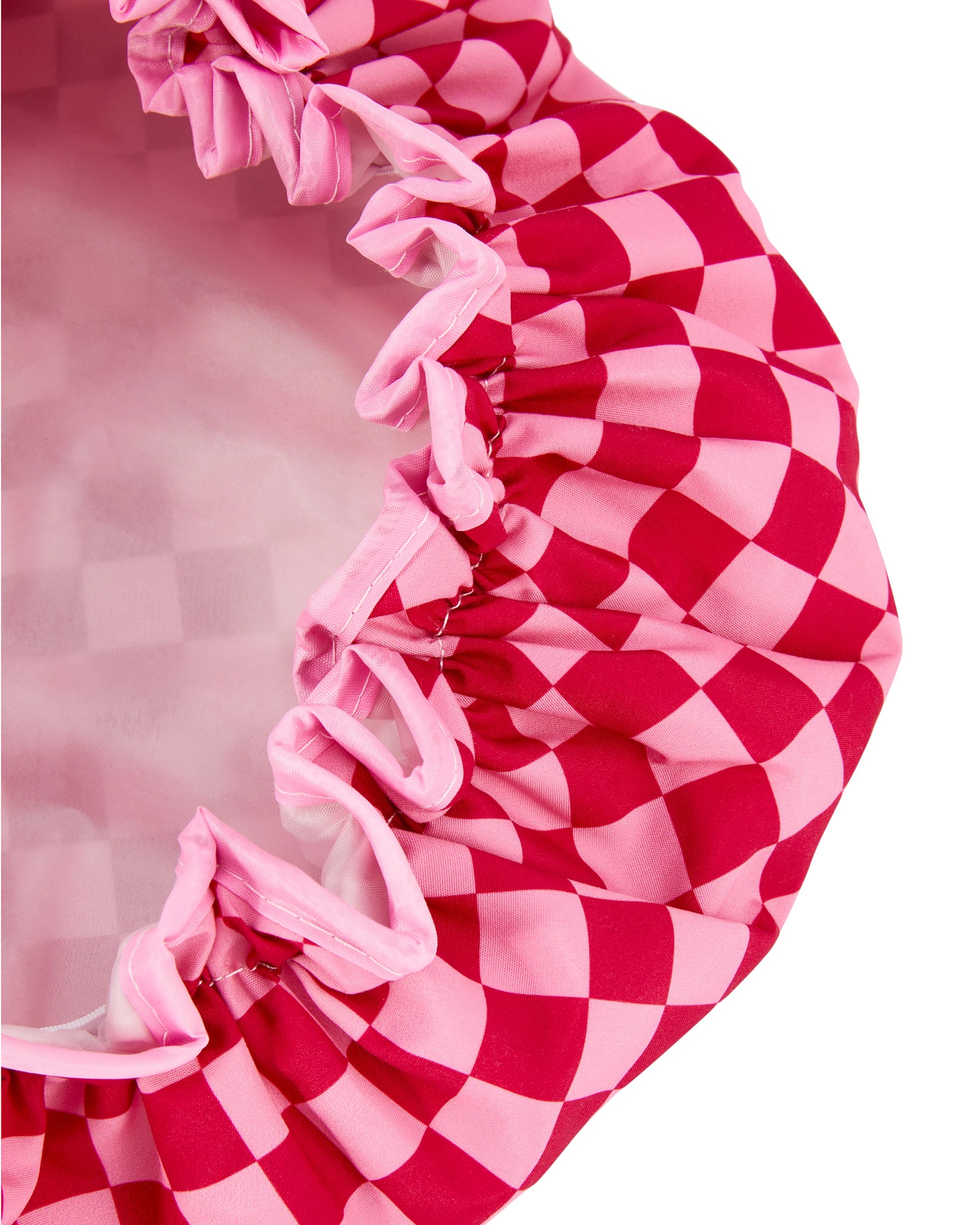 3 OXX Bodycare Shower Cap - Pink and Red, 3 of 4